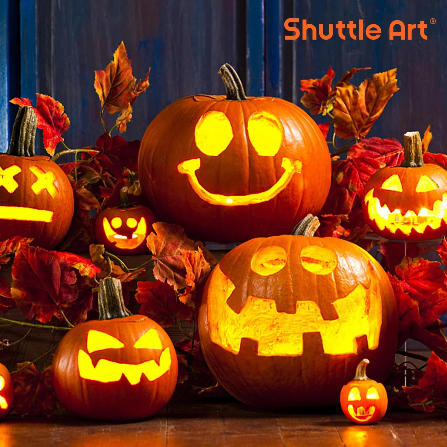 Shuttle Art Kit per intaglio zucca 29 pezzi acciaio inox per Halloween