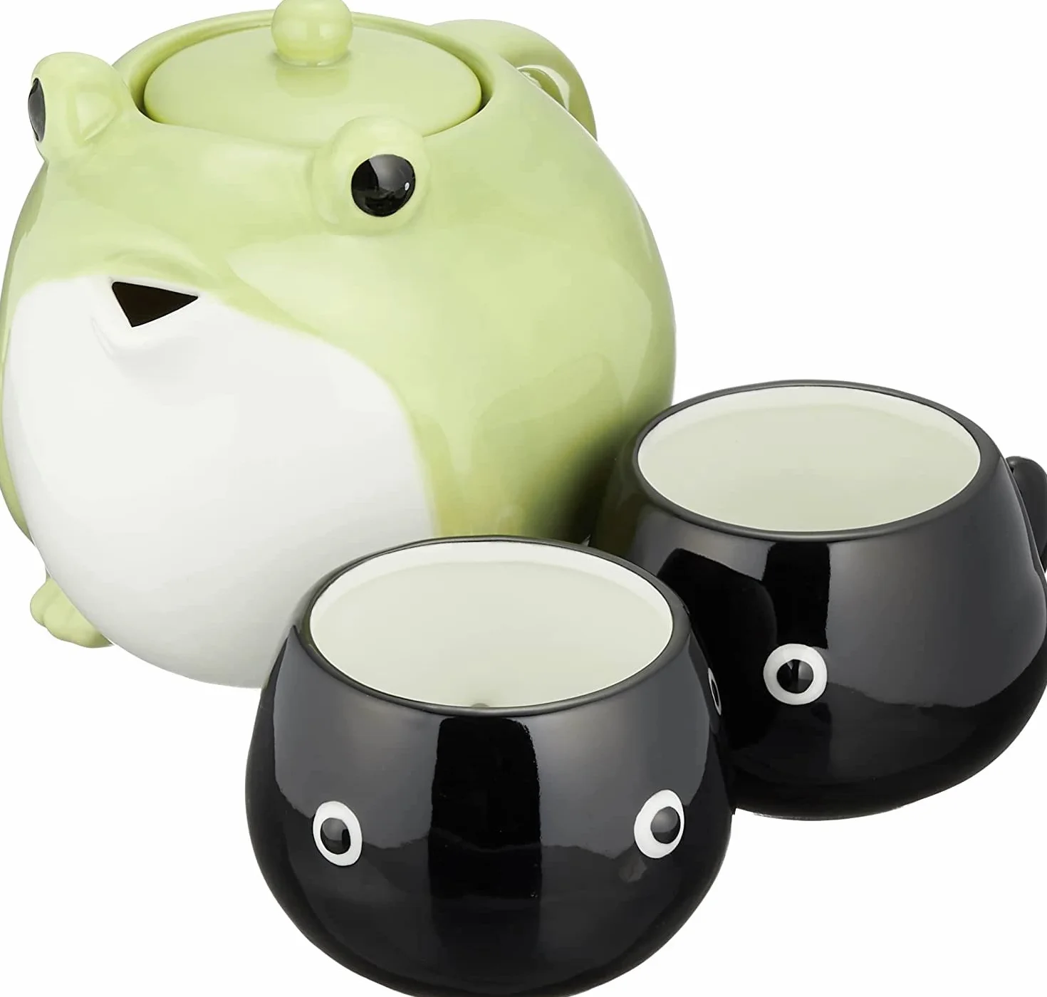 San Art Gift Goods Store - Teiera e tazza da tè a forma di rana