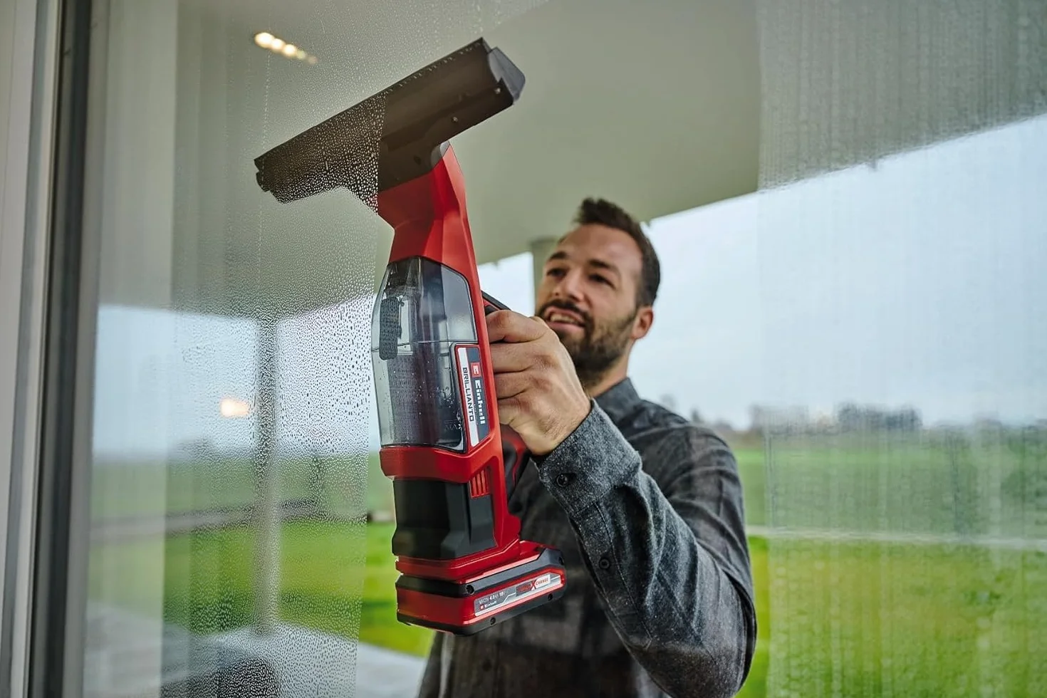 Einhell BRILLIANTO Power X-Change Lavavetri a batteria 18 V 28 cm