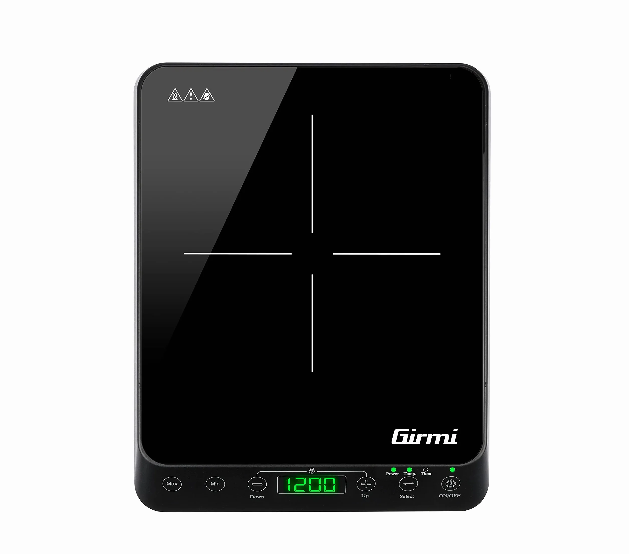 Girmi PI04 Piastra a Induzione Singola 2000W 10 Potenze Nero