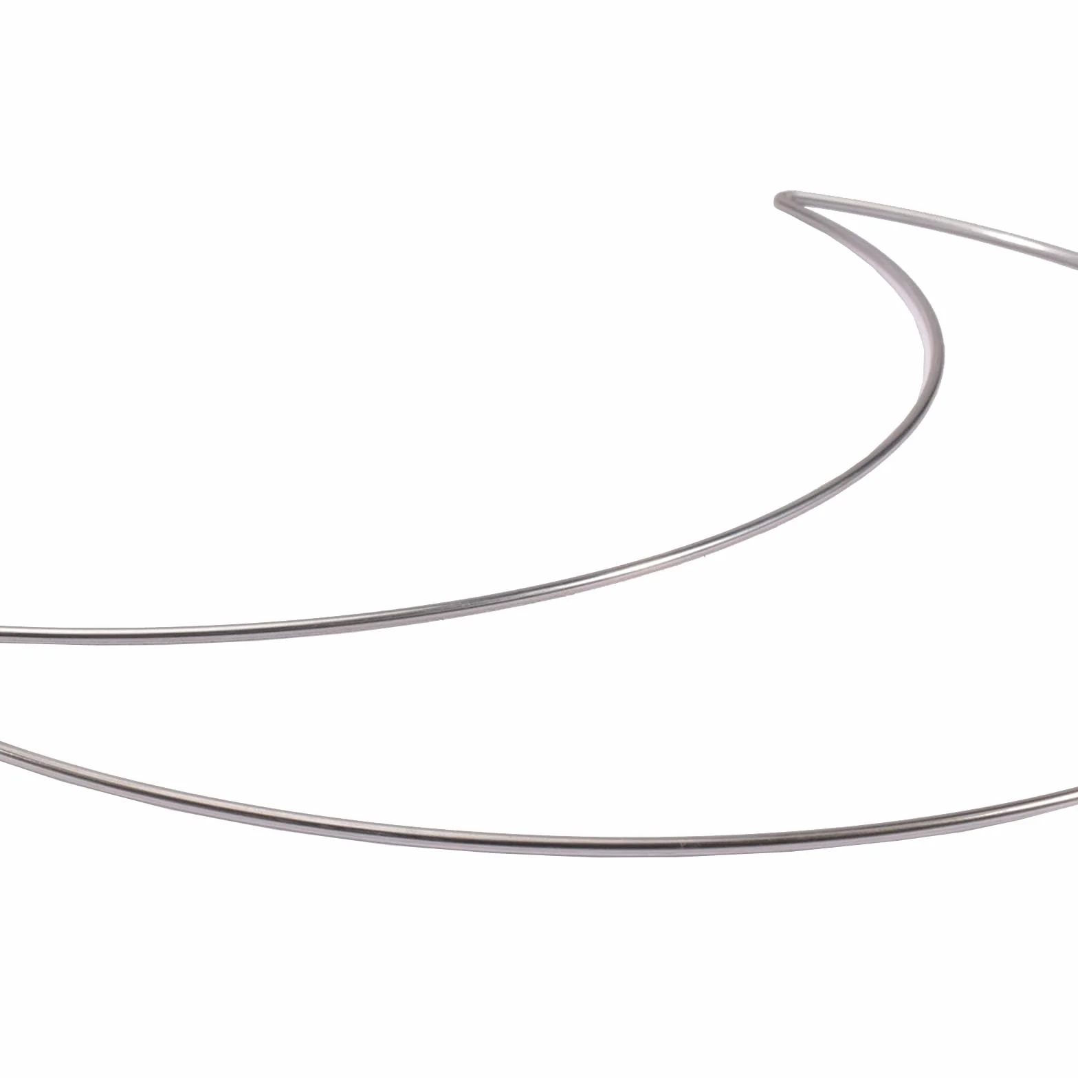 Vaessen Creative Anello in Metallo Ø 32 cm x 3 mm Cielo-3 Cerchio Decorativo Argento-Filo Metallico