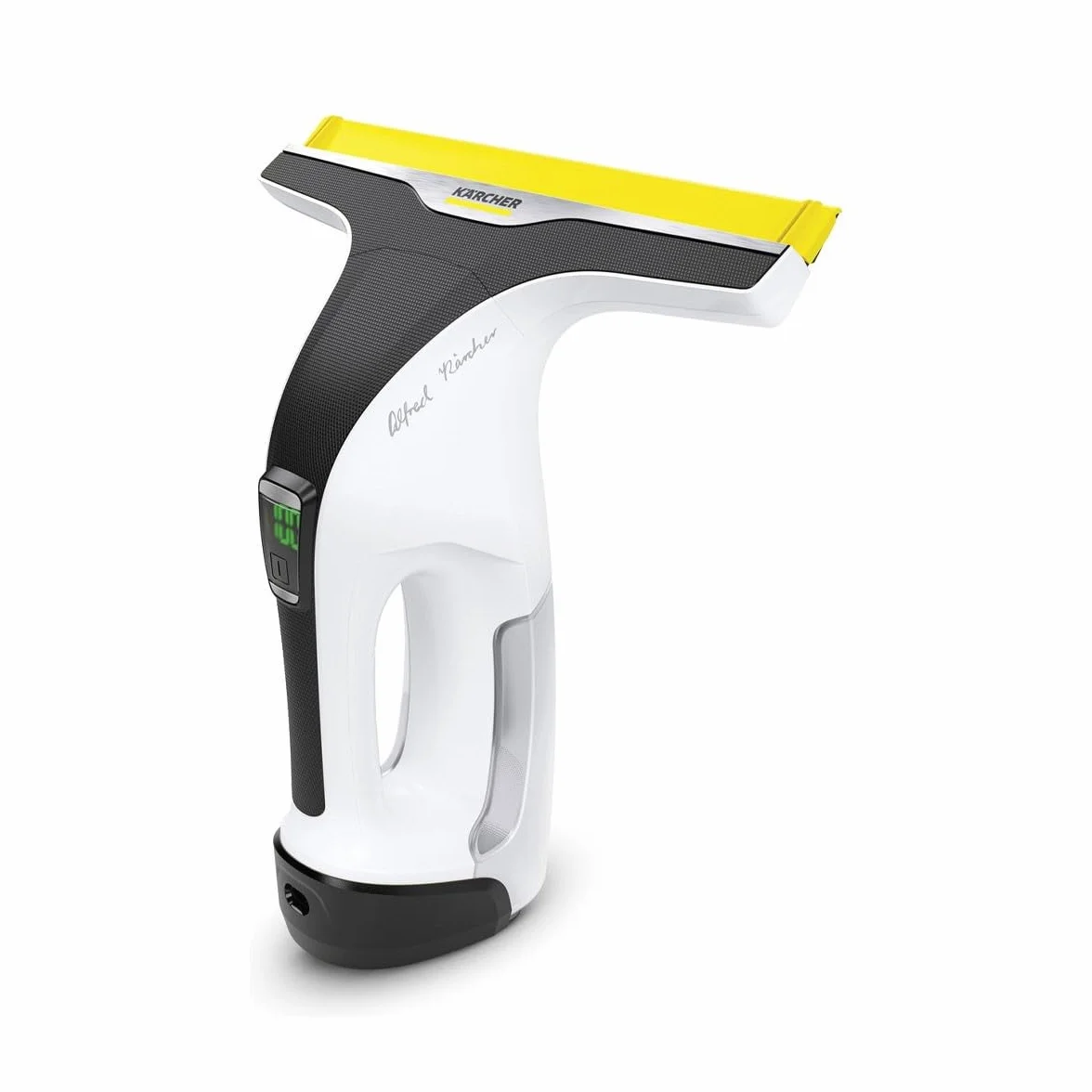 KÄRCHER Lavavetri Aspiragocce WV 7 Signature Line, Autonomia 100 min, Display LED, Flacone spray + 2 Panni in microfibra, Detergente 20 ml di concentrato per finestre, Ampiezza Bocchette 28-17cm