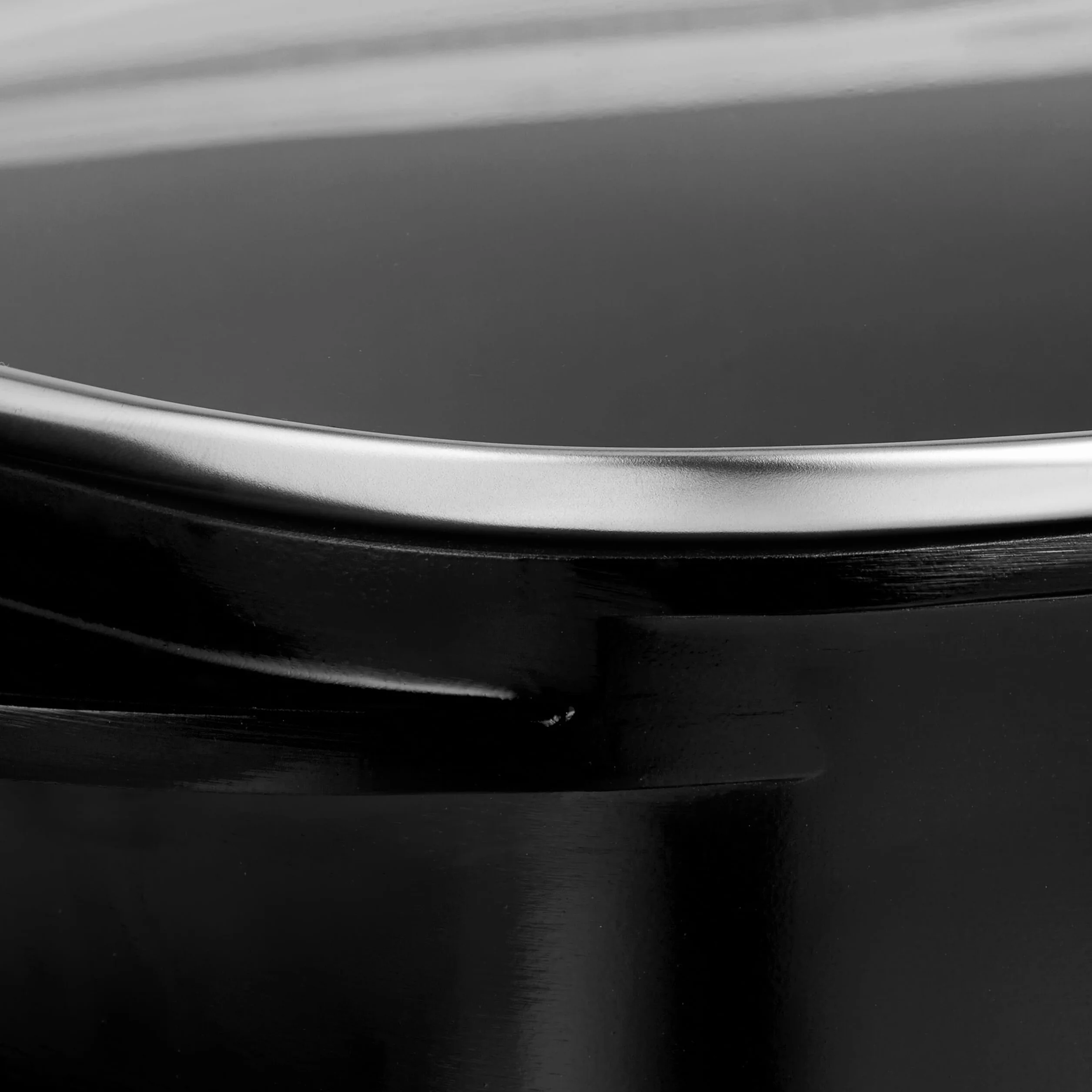 Relaxdays Pirofila da Forno con Coperchio, Teglia 5 L, Pomello per Aromatizzazione Piano Cottura Elettrico e Gas, Nero