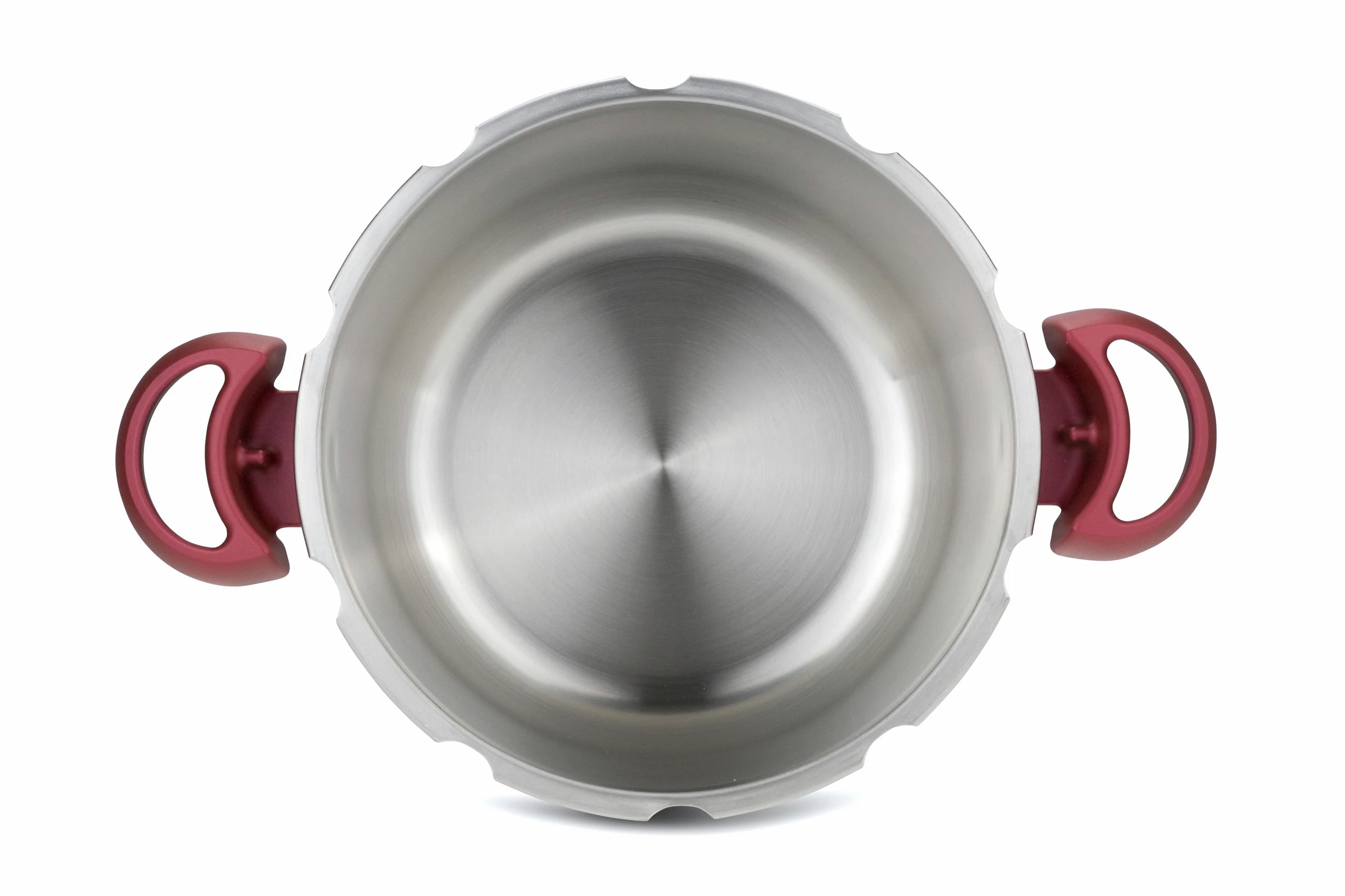 Tafal Clipso Minut - Pentola a Pressione in Acciaio Inox, con 5 sistemi di Sicurezza, Chiusura Facile con Una Mano, Colore: Rosso, Acciaio Inox, edelstahl/Weiß/Rot, 37.4 x 28.5 x 24.6 cm