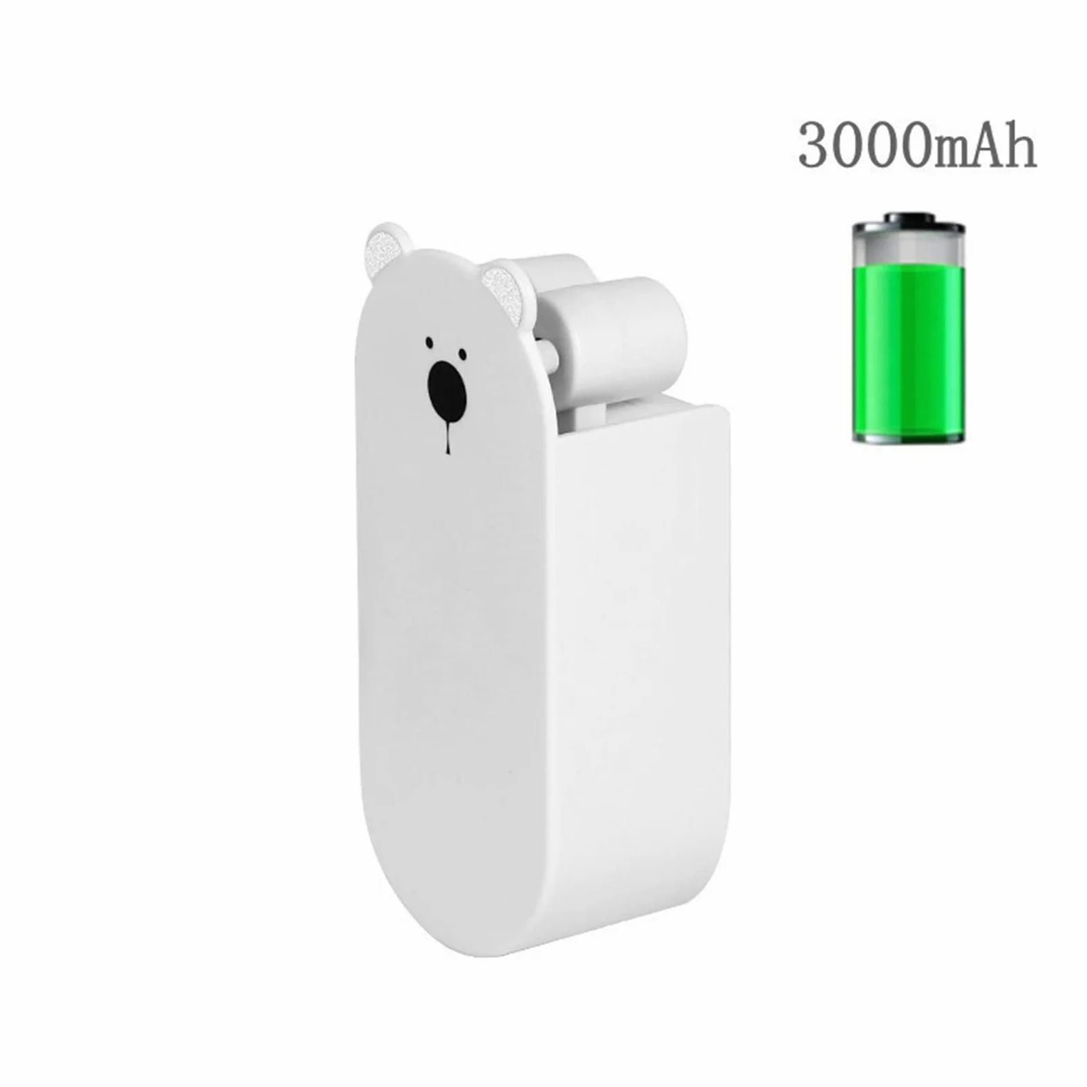 Doppio ventilatore portatile ricaricabile – Ventilatore USB portatile pieghevole per viaggi, attività all'aperto, uso personale – Design compatto e leggero per comodità