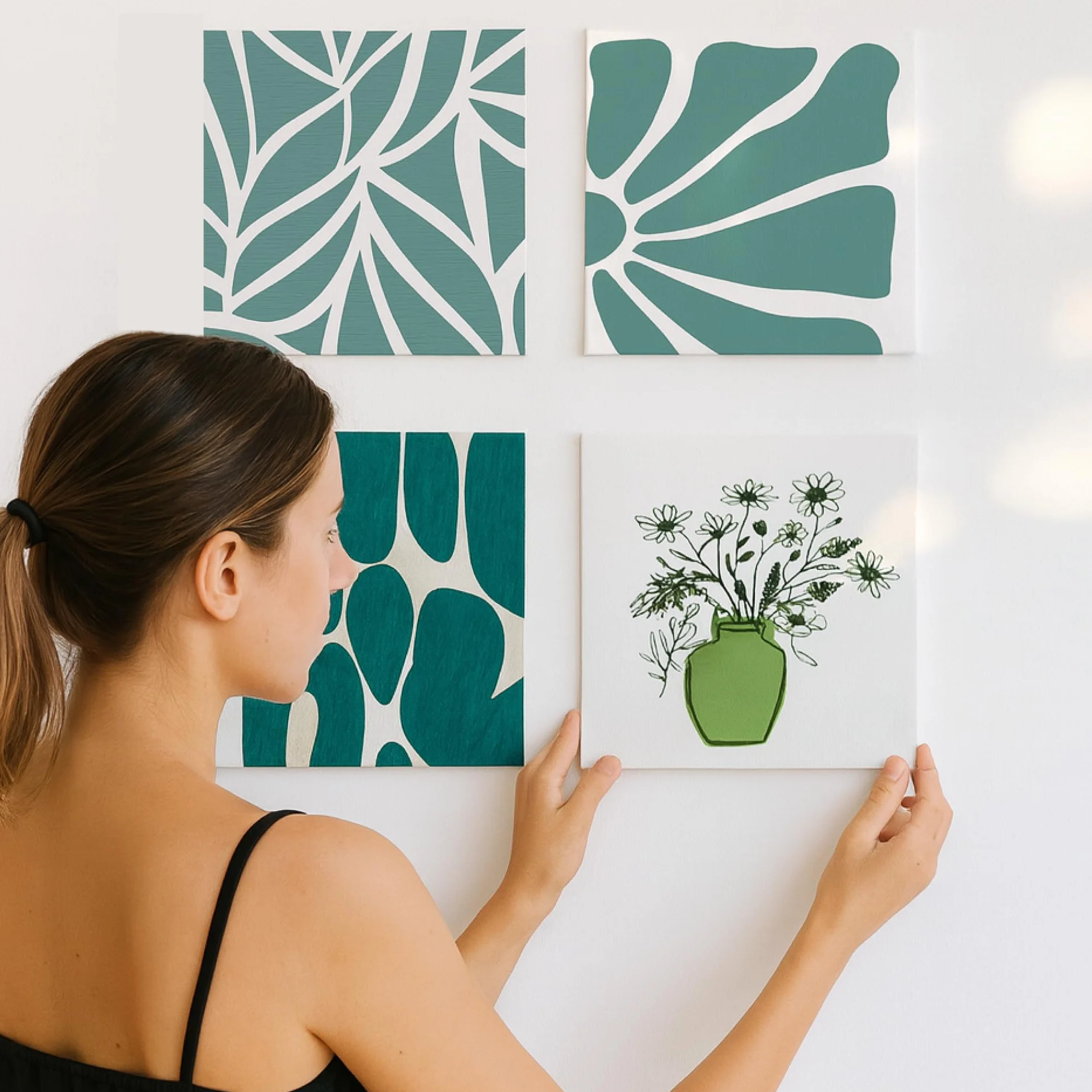 Zenacolor Tela per Dipingere 3 Dimensioni (Set da 30) - 280 g/m² 100% Cotone - Per Pittura Acrilica, a Olio, Tempera, Guazzo, ecc.