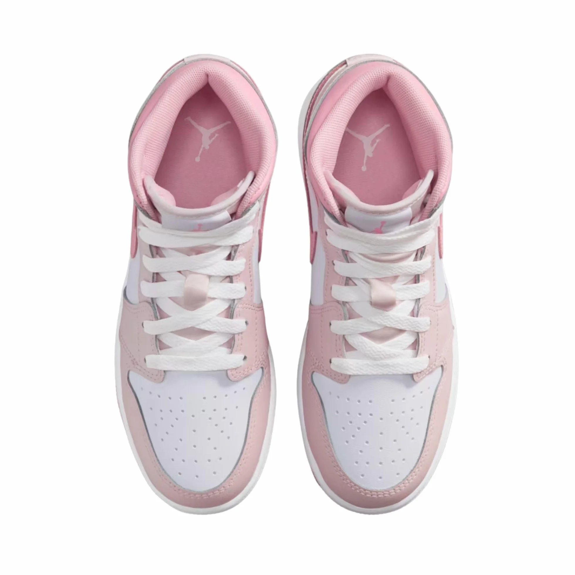 NIKE Air Jordan 1 Mid (GS) Rosa Scarpe Ragazzi