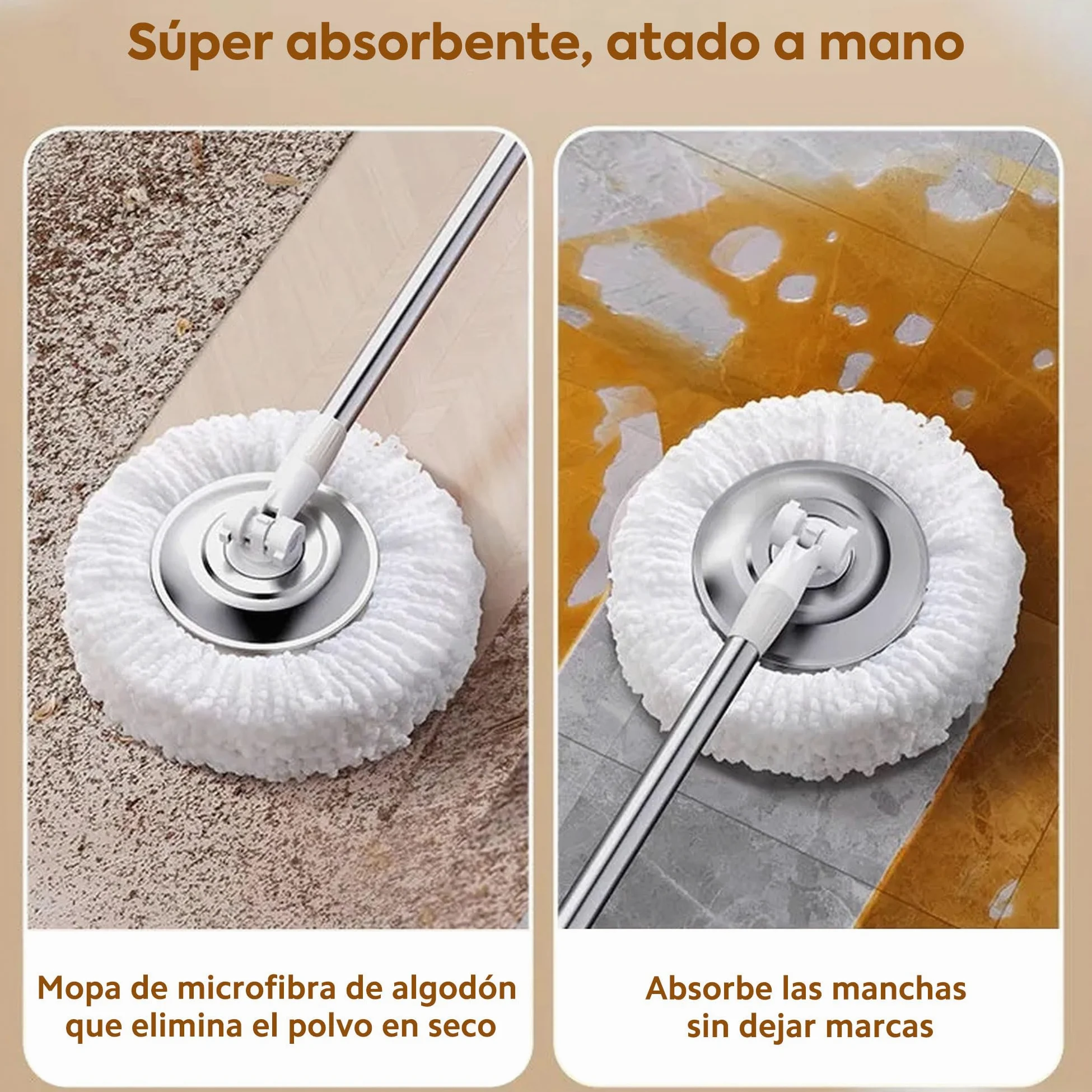 Joybos 360 Spinning Mop Bucket Sistema Di Pulizia