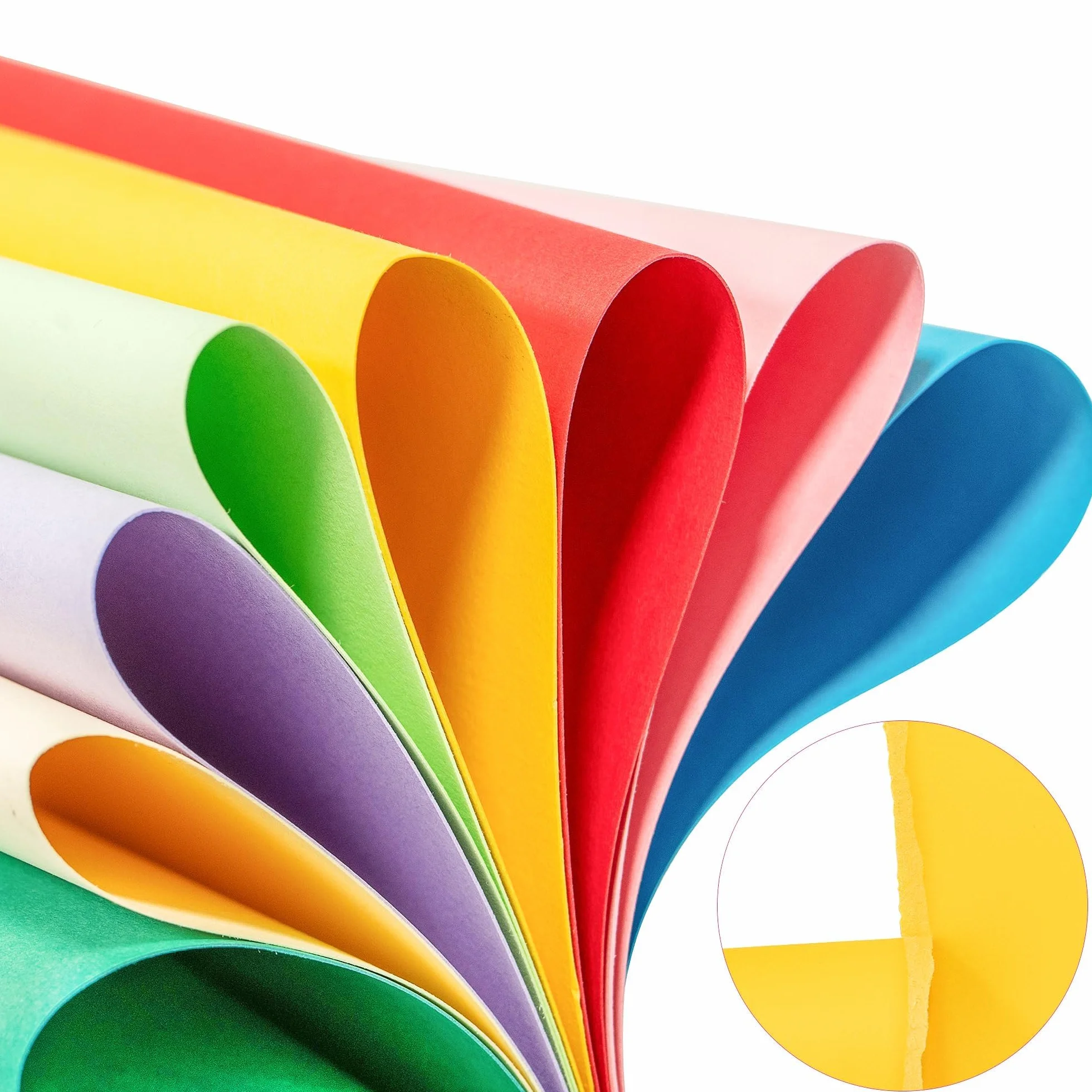 Cartoncino colorato A4 230 g/m², 125 fogli, 25 colori per scrapbooking