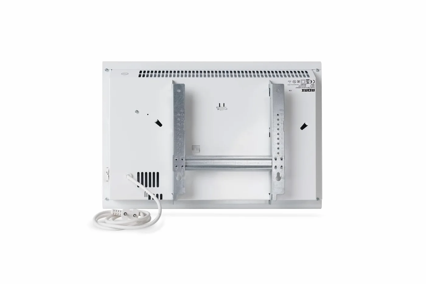Adax Eco Basic - Termoconvettore elettrico con Termostato e Piedini | Stufetta elettrica basso consumo | Radiatore elettrico | Scaldino Elettrico 1400W | Bianco