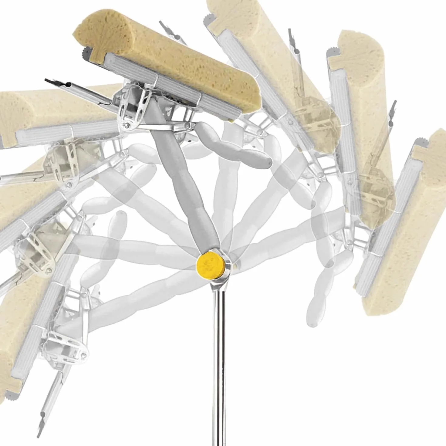Apex Squizzo Lavavetri 25cm con Sistema di Strizzaggio Automatico