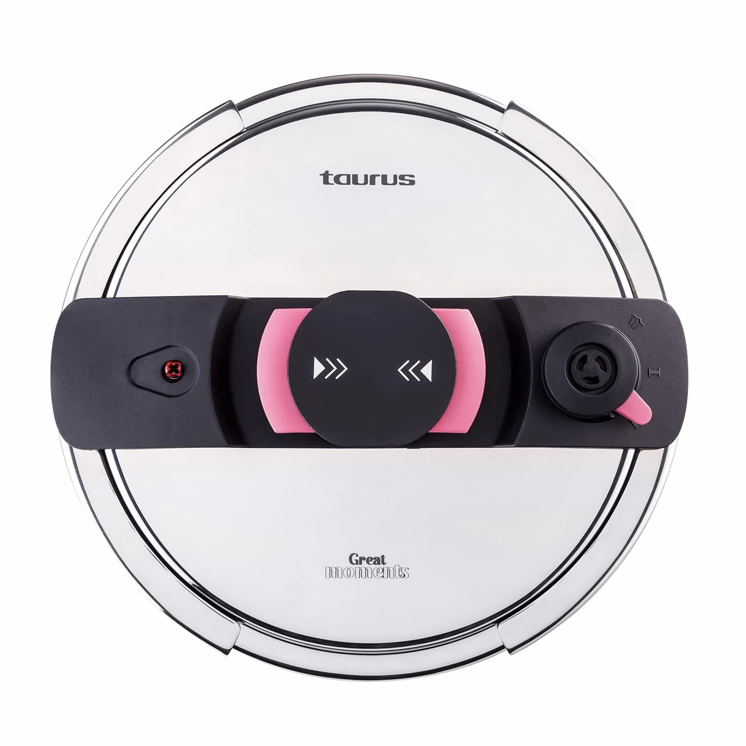 Taurus Great Moments Super 6L - Pentola a pressione super veloce, 6L, manici cool-touch, sistema di risparmio energetico, 5 sistemi di sicurezza, senza PFOA, adatto a tutti i tipi di fuoco