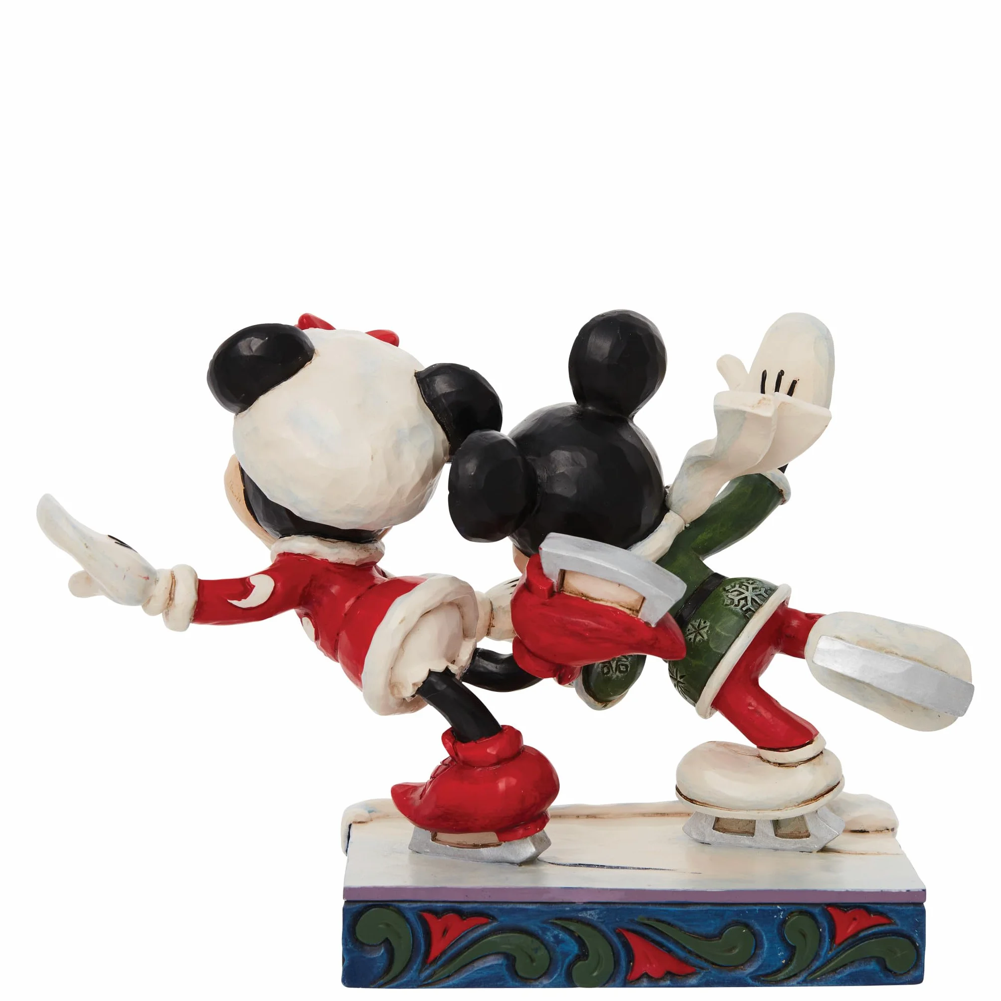 ENESCO Disney Minnie Topolino Pattinaggio su ghiaccio statuetta 12,7 cm