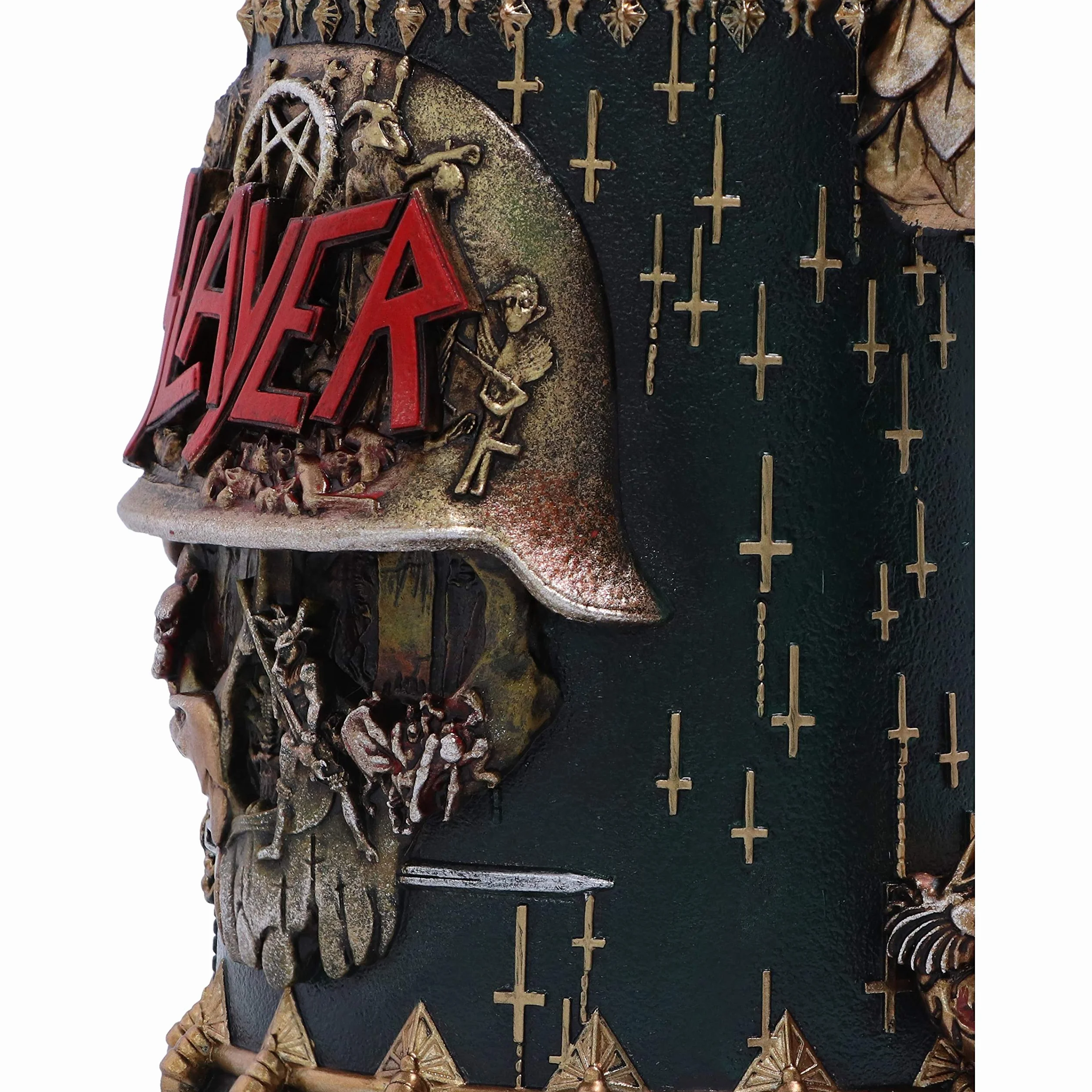 Nemesis Now Boccale con Licenza Ufficiale Slayer Eagle Helmet Skull Logo