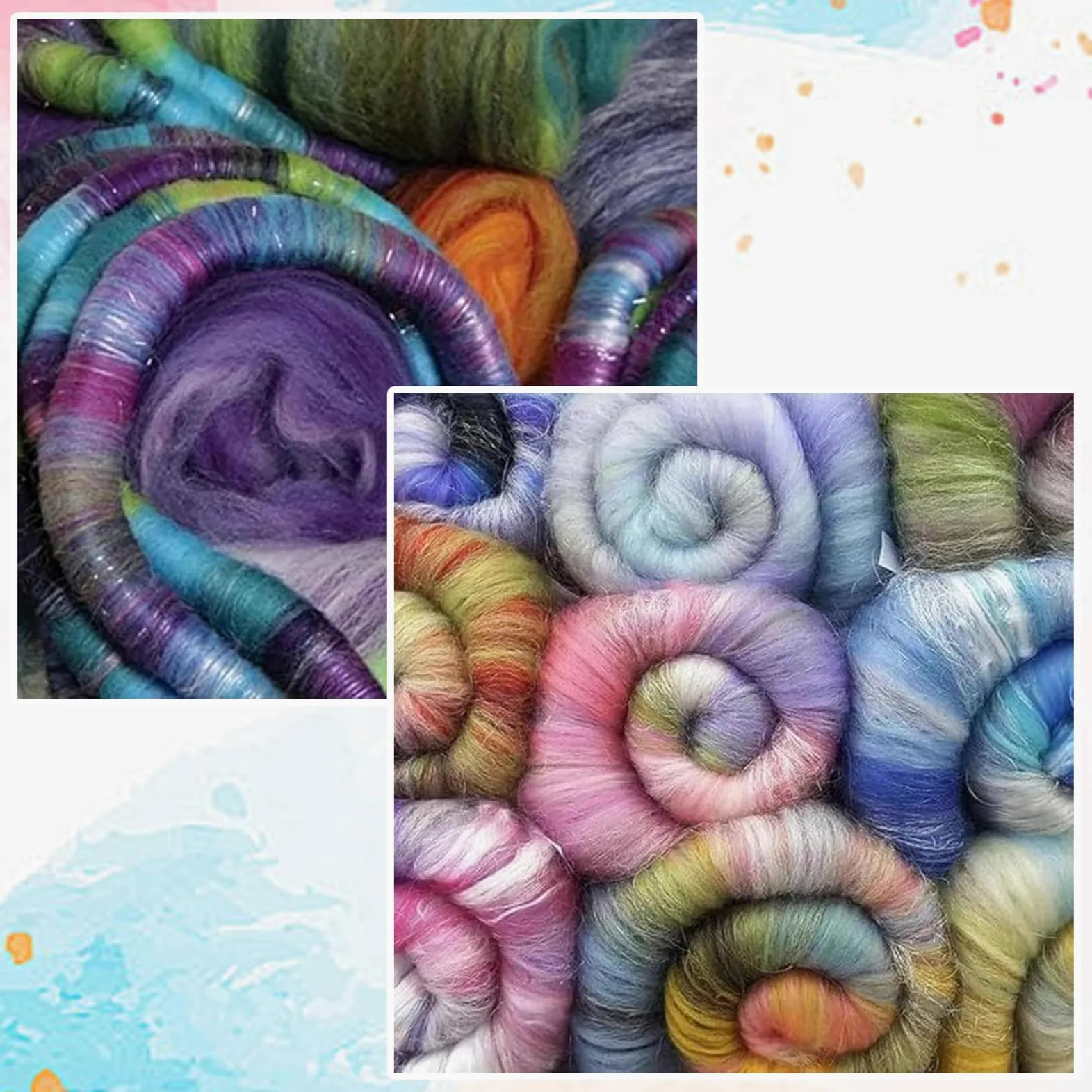 Cardatrice Manuale, Miscelatore di Colori per Feltro di Lana, Pettinatrice Manuale Fai da Te per Lana, Filatura Rapida E Miscelazione dei Colori, per Lavori Artigianali Fai da Te