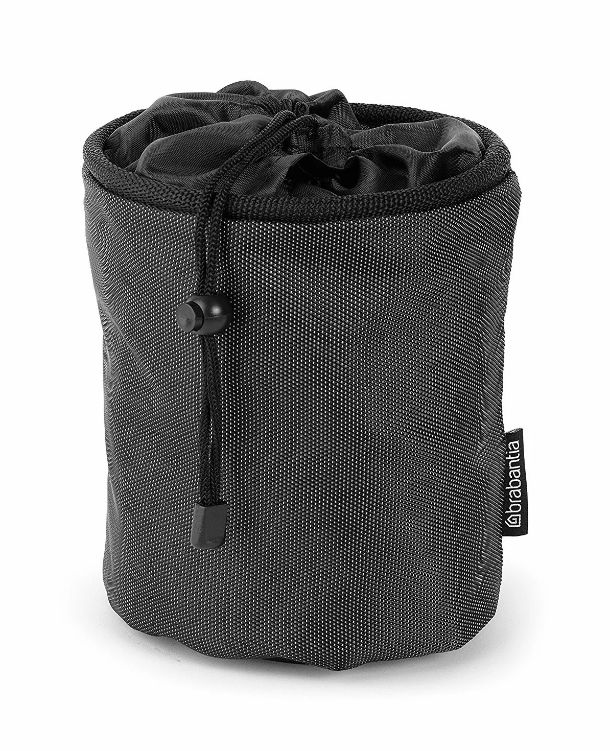 Brabantia - Porta Mollette - Spazioso Fino a 150 Mollette - Appendilo allo Stendibiancheria - Ideale per Uso All'aperto - Materiale Resistente agli Agenti Atmosferici - Black - 28 x 18 x 17.5 cm