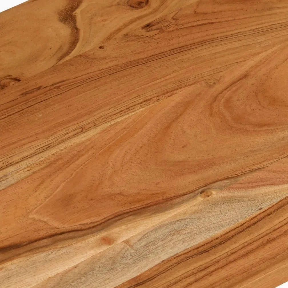 vidaXL Piano Scrivania 140x50x2,5cm Rettangolare Legno Massello Acacia, Piano per scrivania in Legno, Piano per scrivania da Ufficio, Piano