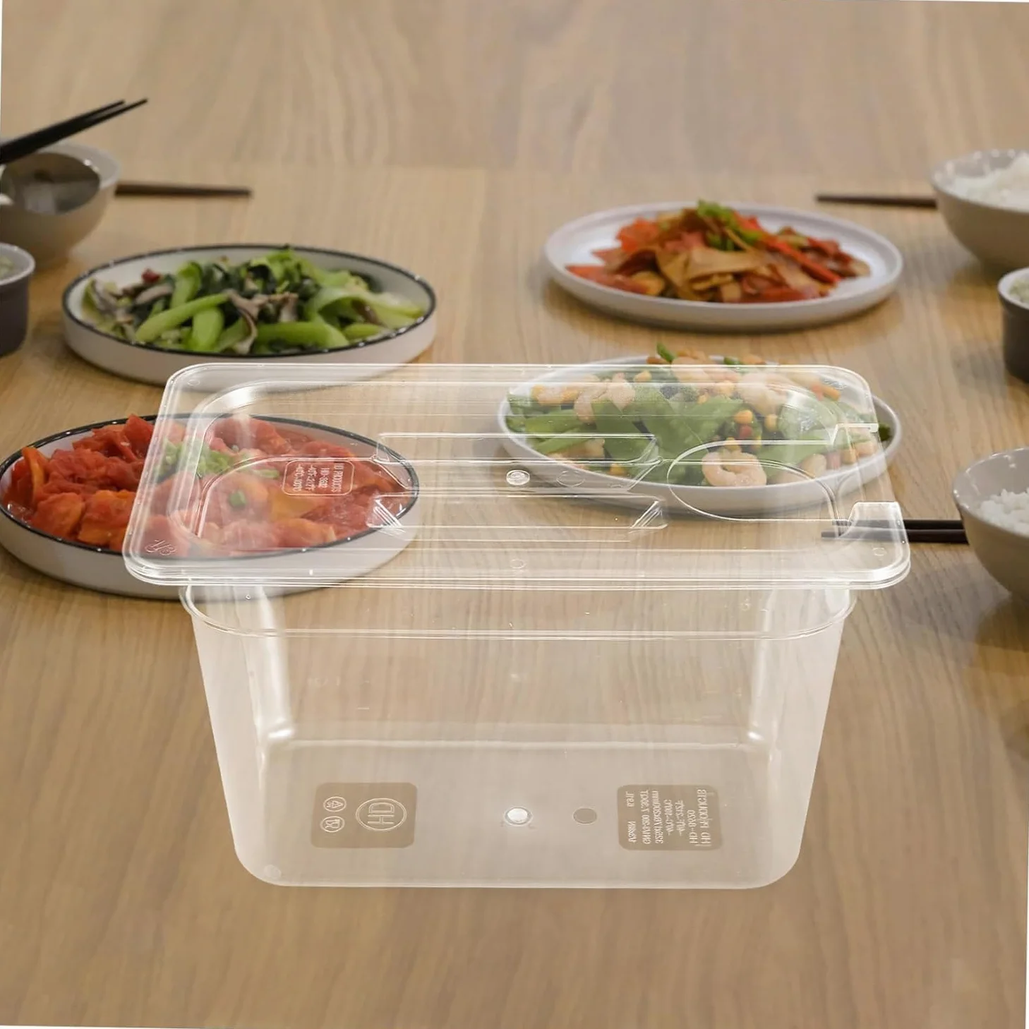 Contenitore Sous Vide, contenitore Sous Vide ribaltabile da 11 litri con coperchio per fornello di precisione culinaria con circolatore Sous Vide