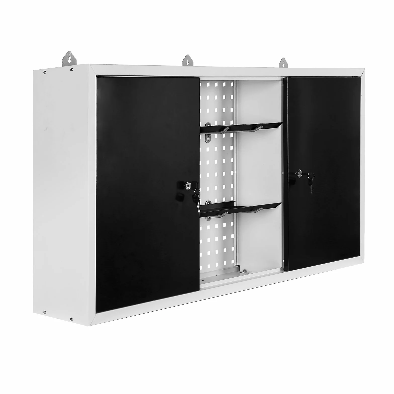 Wiltec Pannello murale grigio Attrezzature officina Banco da lavoro Armadio degli attrezzi Parete forata