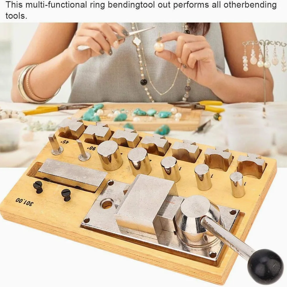 Piega la macchina piegatrice, strumento multifunzionale di piegatura dell'anello Strumento professionale di fabbricazione dei gioielli della macchina piegatubi dell'anello dell'orecchino di fabbricazi