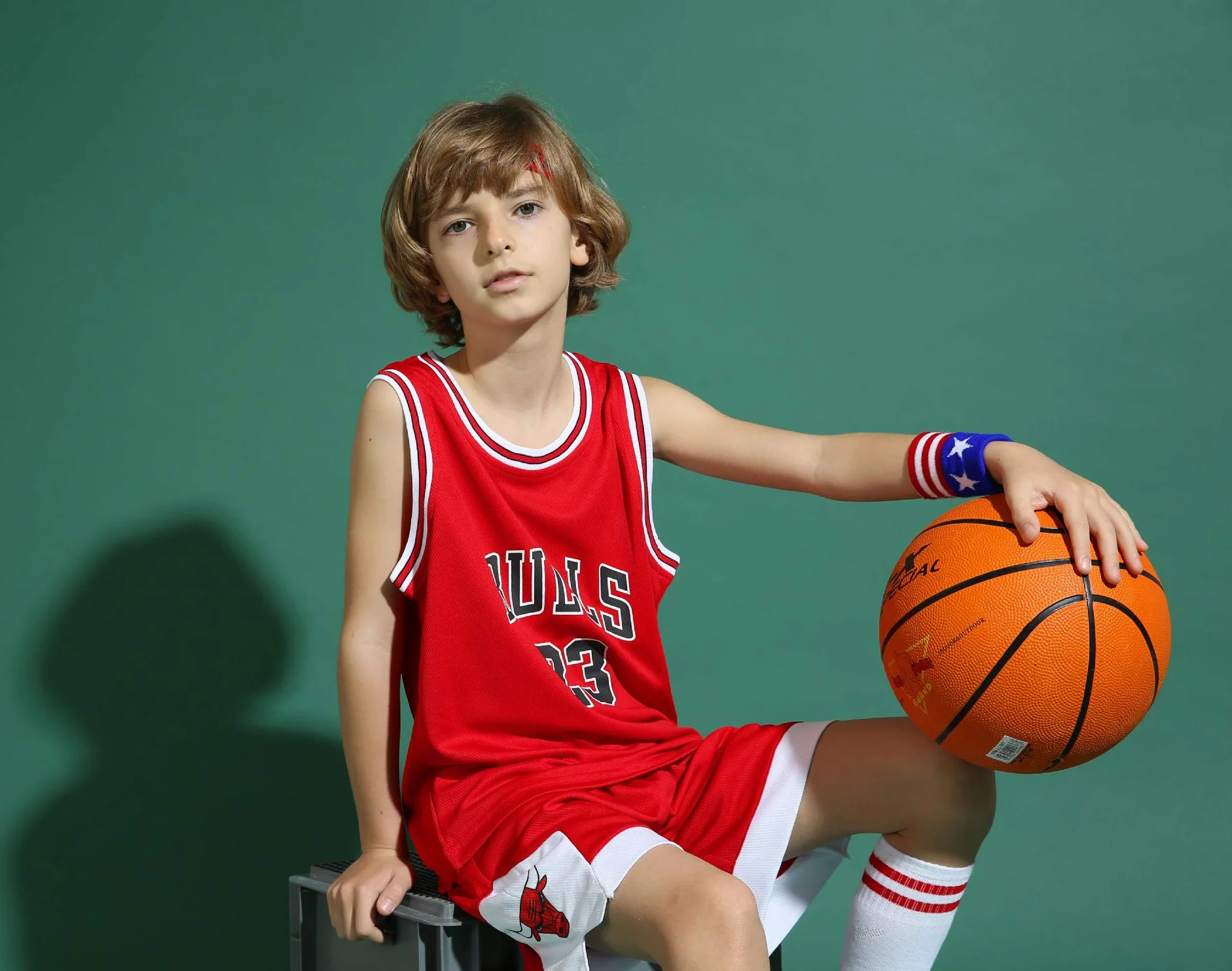 Completo da Basket Bambino 2 Pezzi - Maglietta e Pantaloncini 3-15 Anni