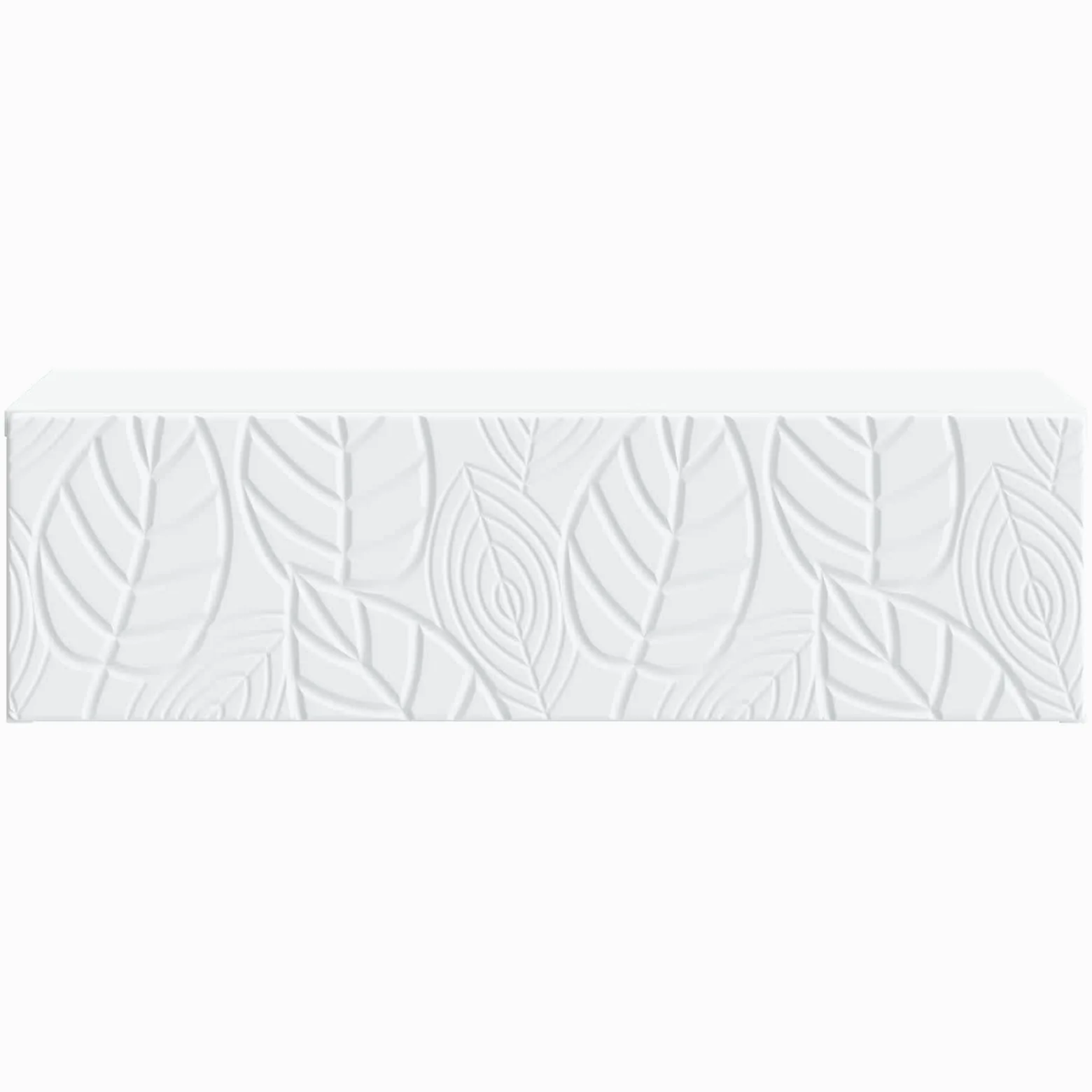 Tavolino da parete in legno bianco, 59 x 34,5 x 17 cm, con cassetto, per soggiorno, ufficio, corridoio, versatile come ripiano e organizer