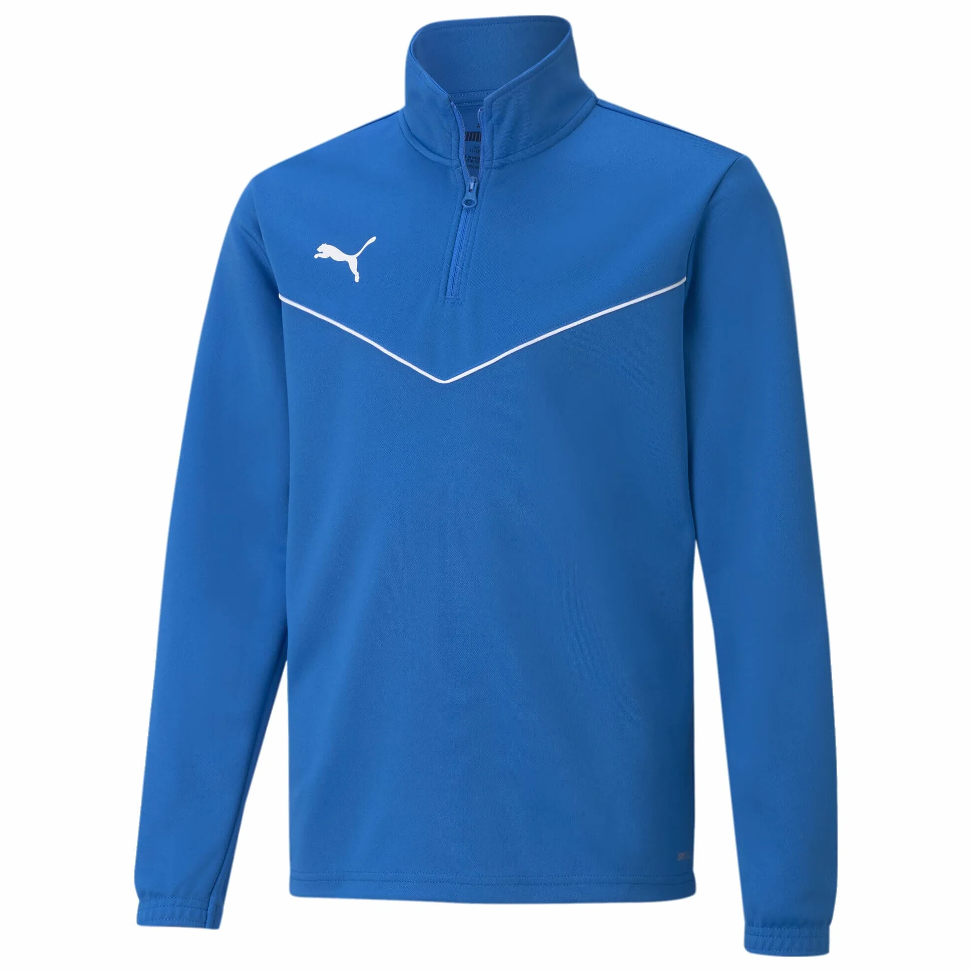 PUMA Felpa Teamrise 1/4 Zip Top Jr Rosso Bambino