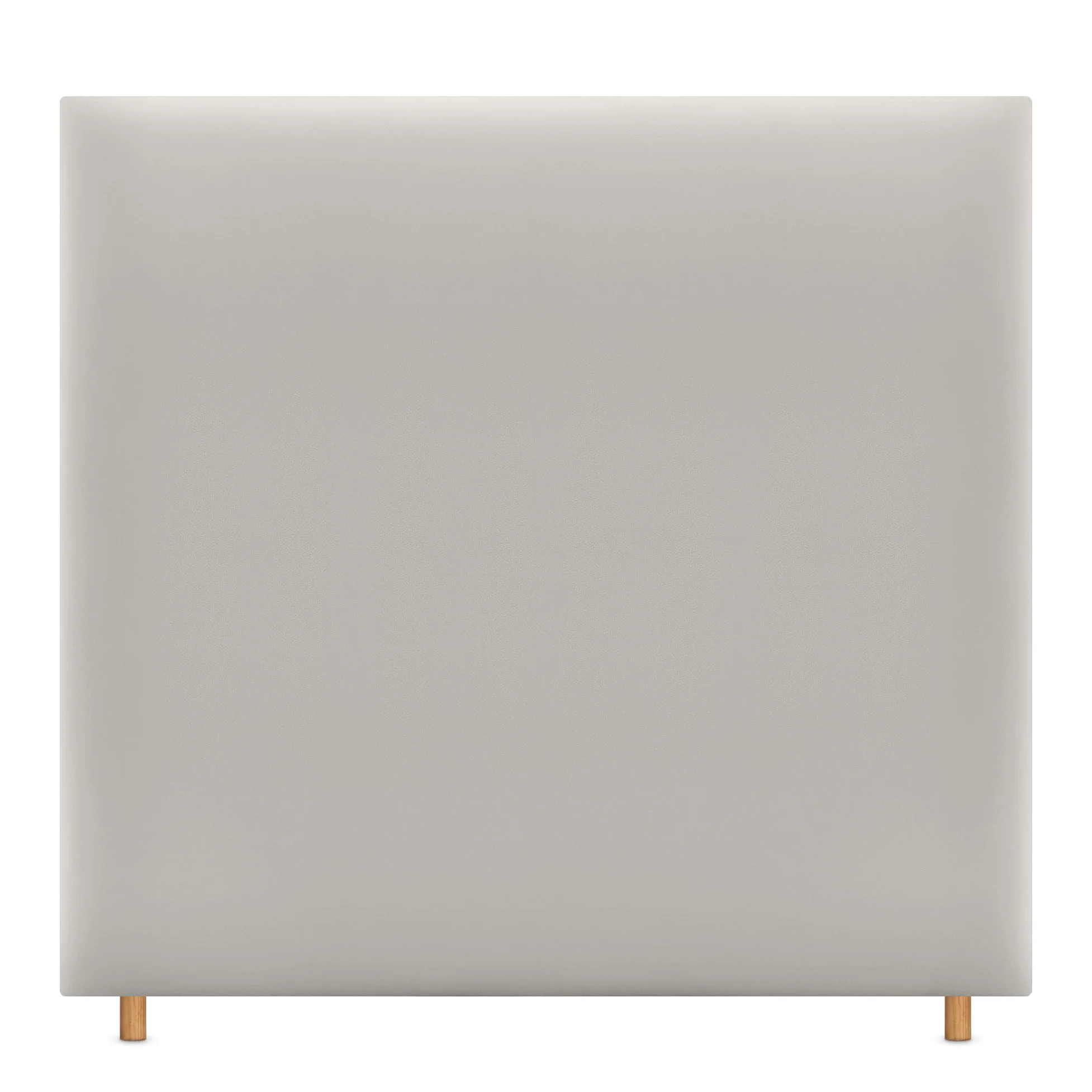 DHOME Testiera in Similpelle o Tessuto Aqualine Liscia Fino a Terra Testiere Testata Imbottita Letto (145x120cm (135/140), Similpelle Bianco Avorio)