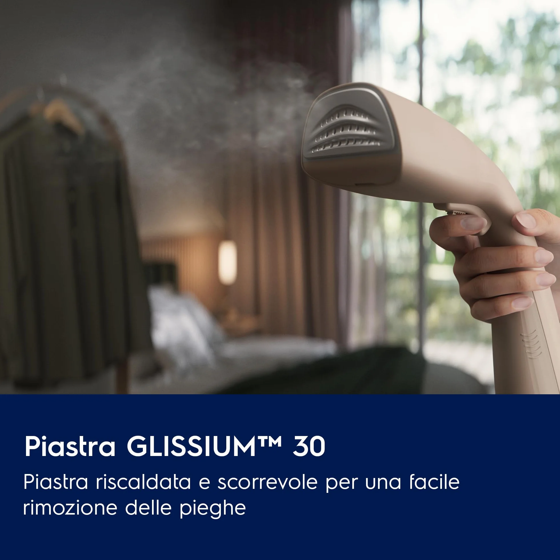 Electrolux Refine 700 E7HS2-8WB Żelazko 1600 W, 26 g/min pary, antykroplenie, kabel 3 m, Orzechowy Beż
