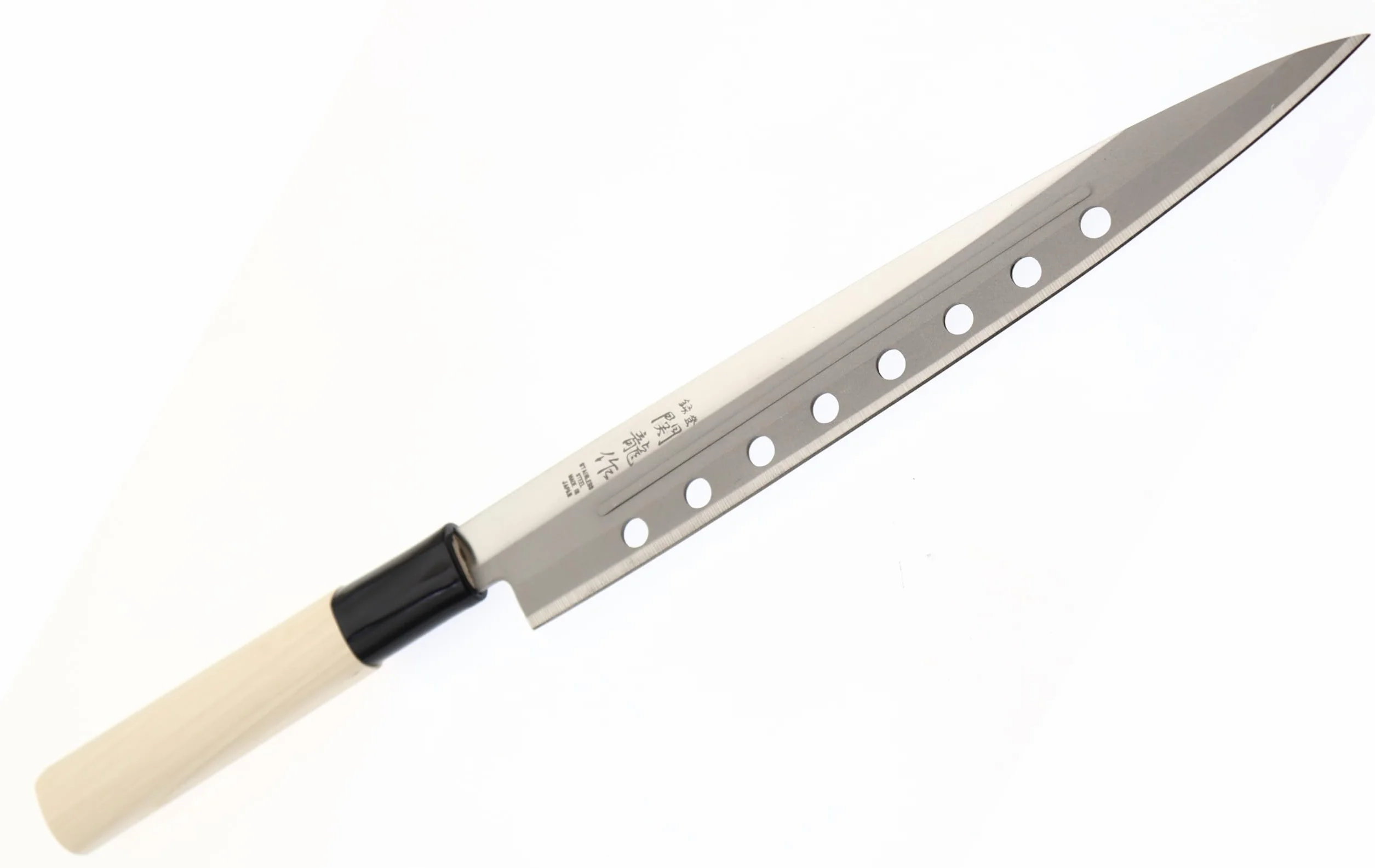 Coltello Giapponese Yanagiba Sashimi Sushi 21 cm Acciaio Inossidabile Prodotto in Giappone