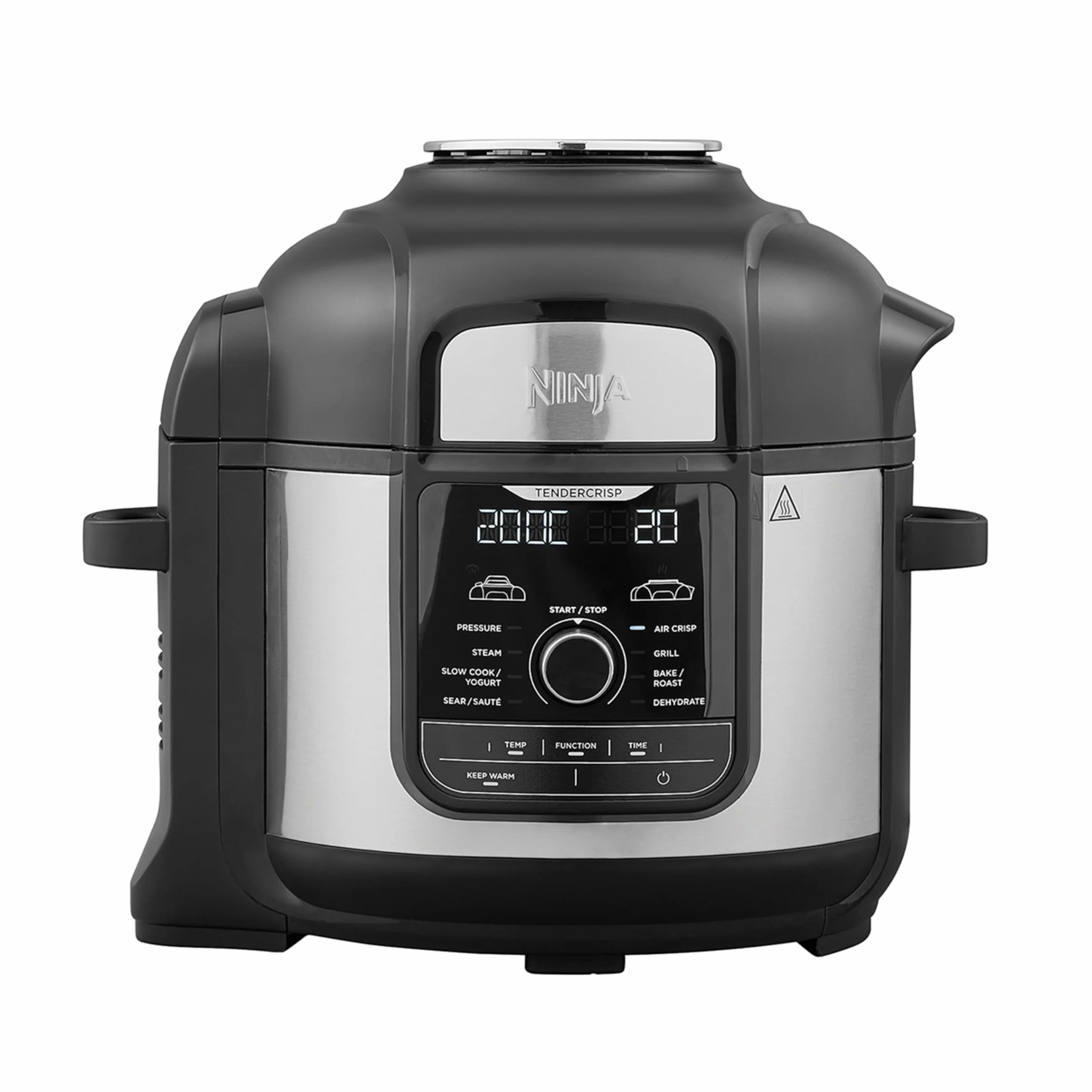 Ninja Foodi MAX Multicooker 9 in 1 7.5L OP500EU Acciaio Satinato Nero