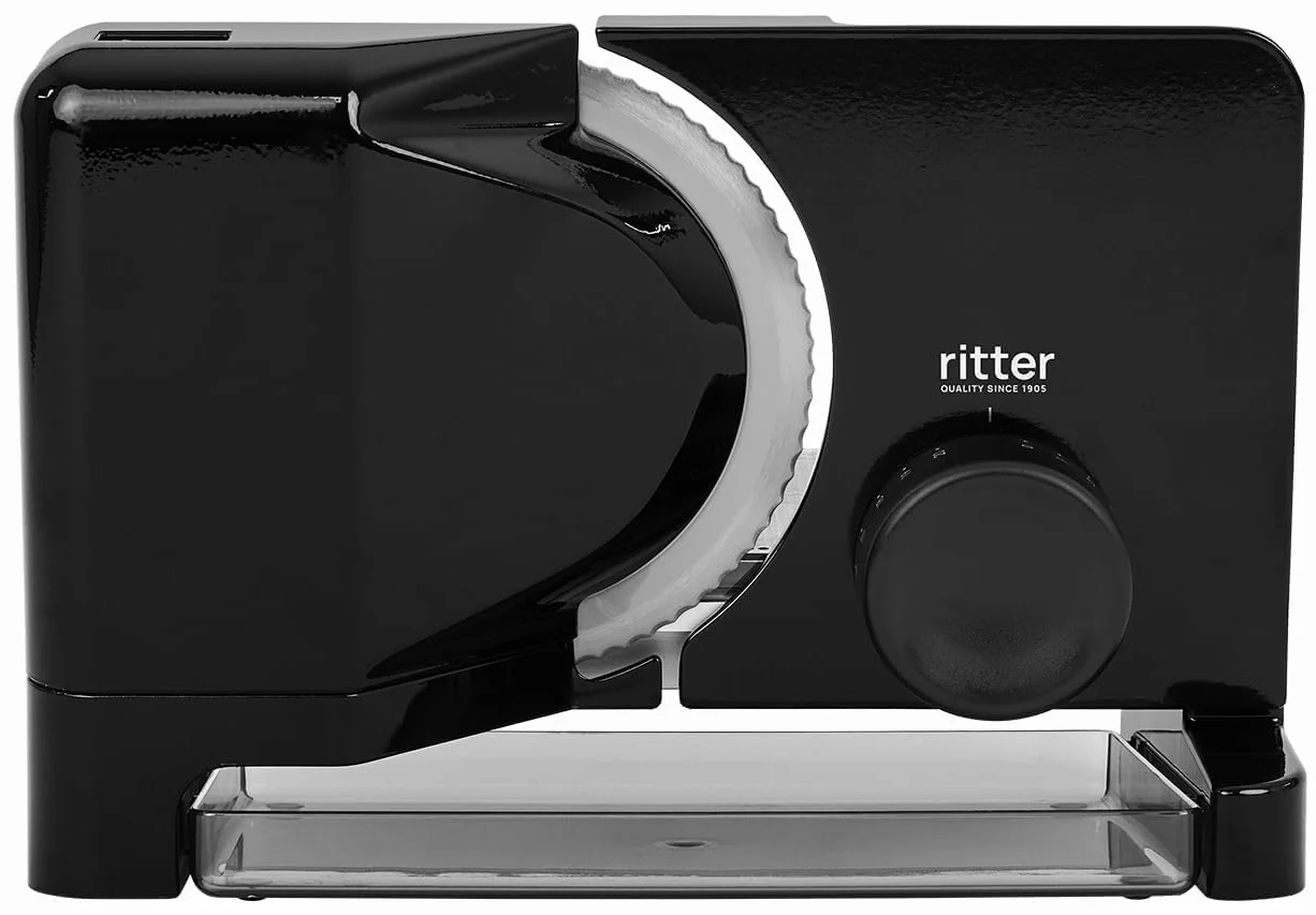 affettatrice universale ritter E 16 Duo Plus, affettatrice universale elettrica con motore ECO, made in Germany, nero