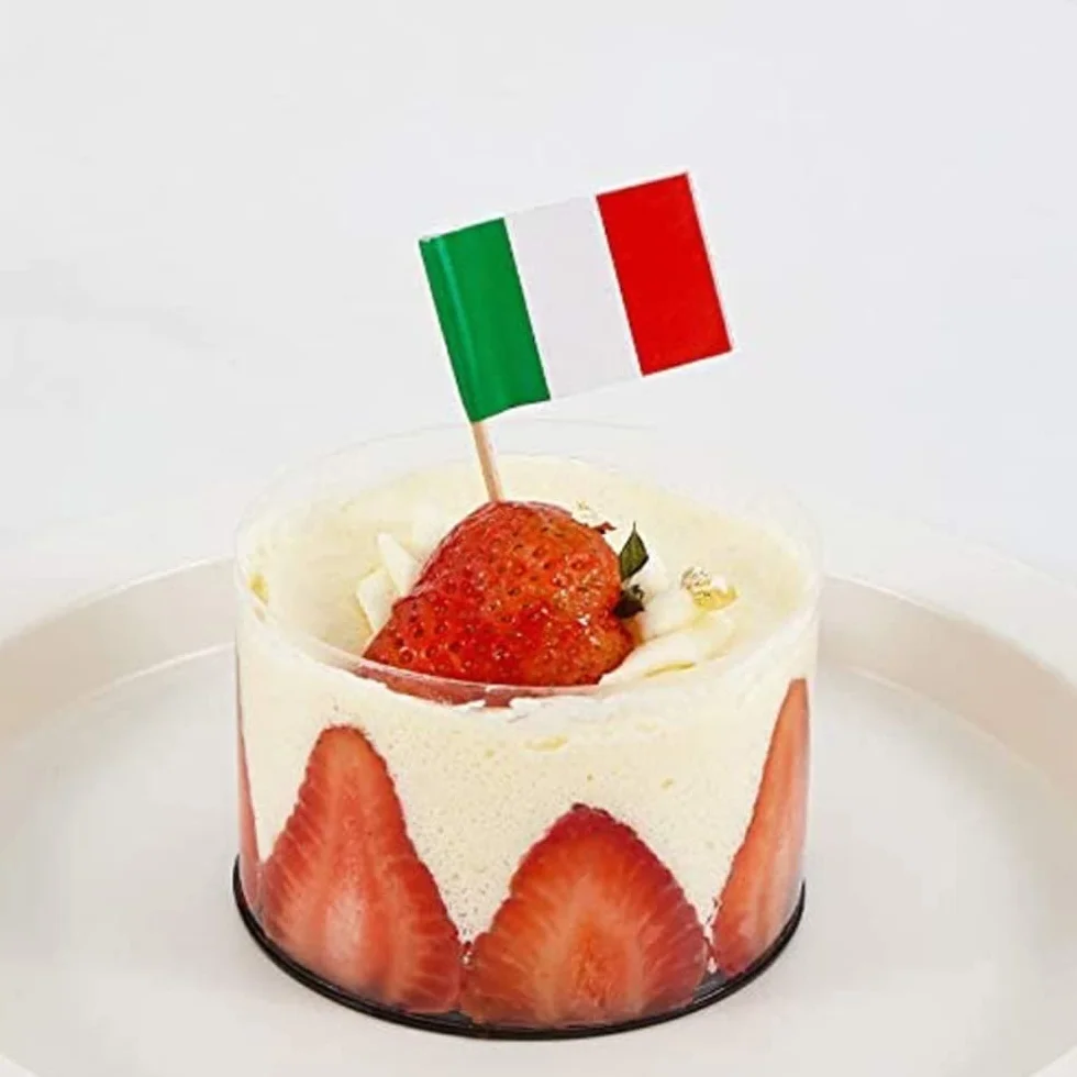 Stuzzicadenti Decorativi Italia 100 Pezzi Bandiera