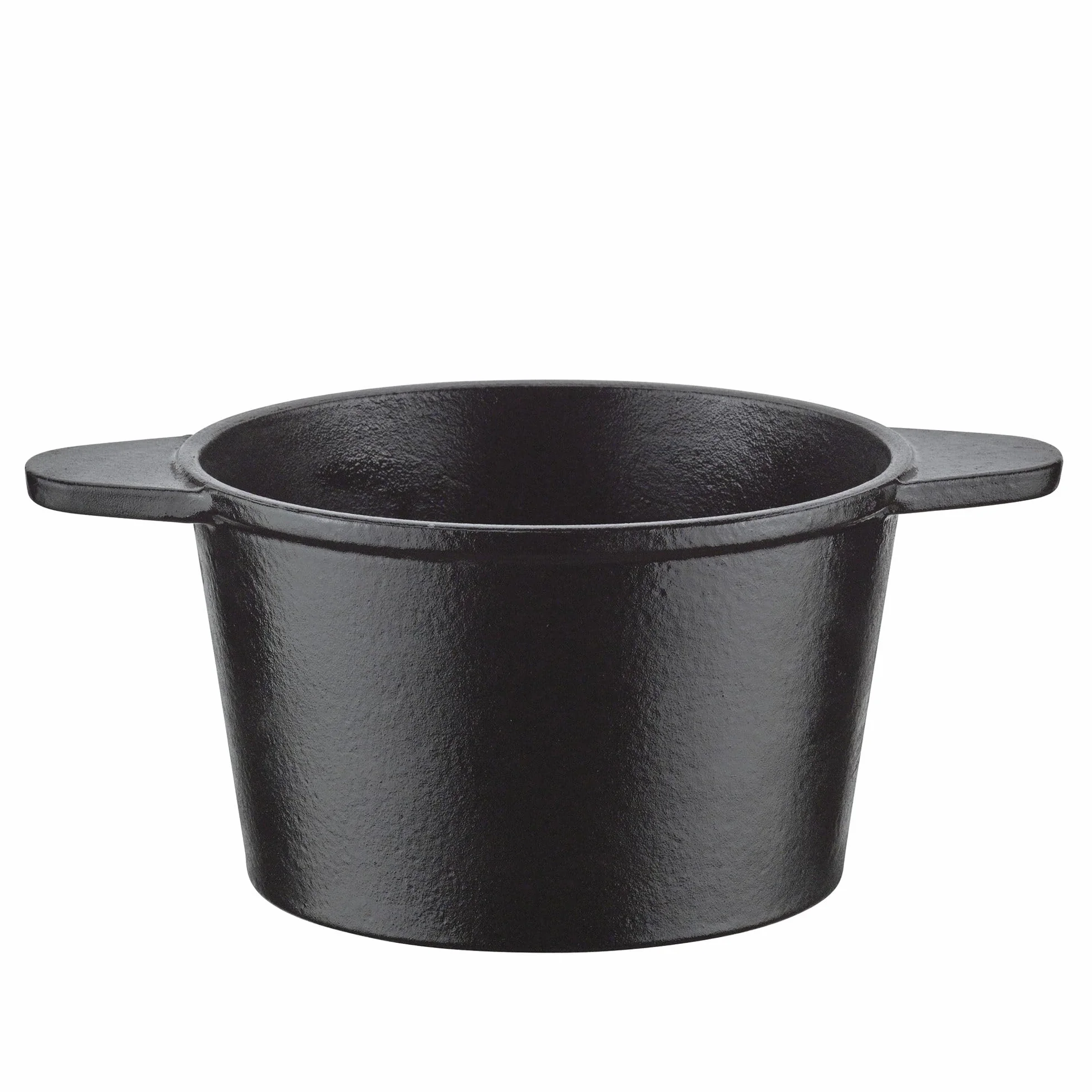 Set fonduta in ghisa GRENOBLE nero, Ø 15,5 cm con 8 forchette per fonduta