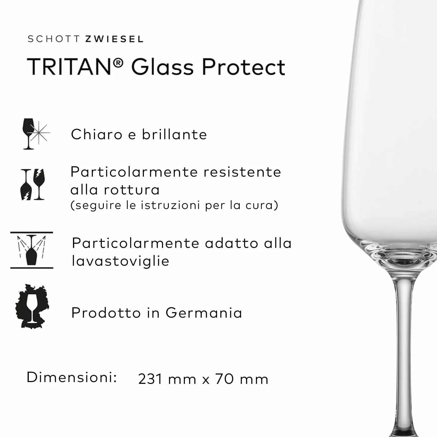 SCHOTT ZWIESEL Premium Box Tulip (set da 18), bicchieri da vino e da champagne senza tempo in un set, bicchieri in cristallo Tritan lavabili in lavastoviglie, Made in Germany (art. 124136)