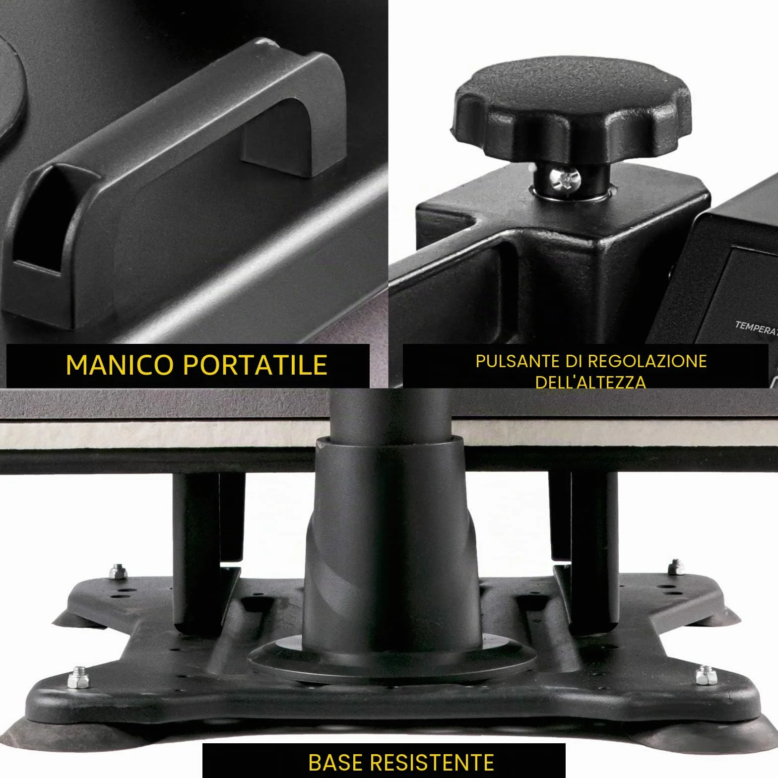 VEVOR Pressa di Calore 380 x 380 mm 8 in 1 Sublimazione Industriale