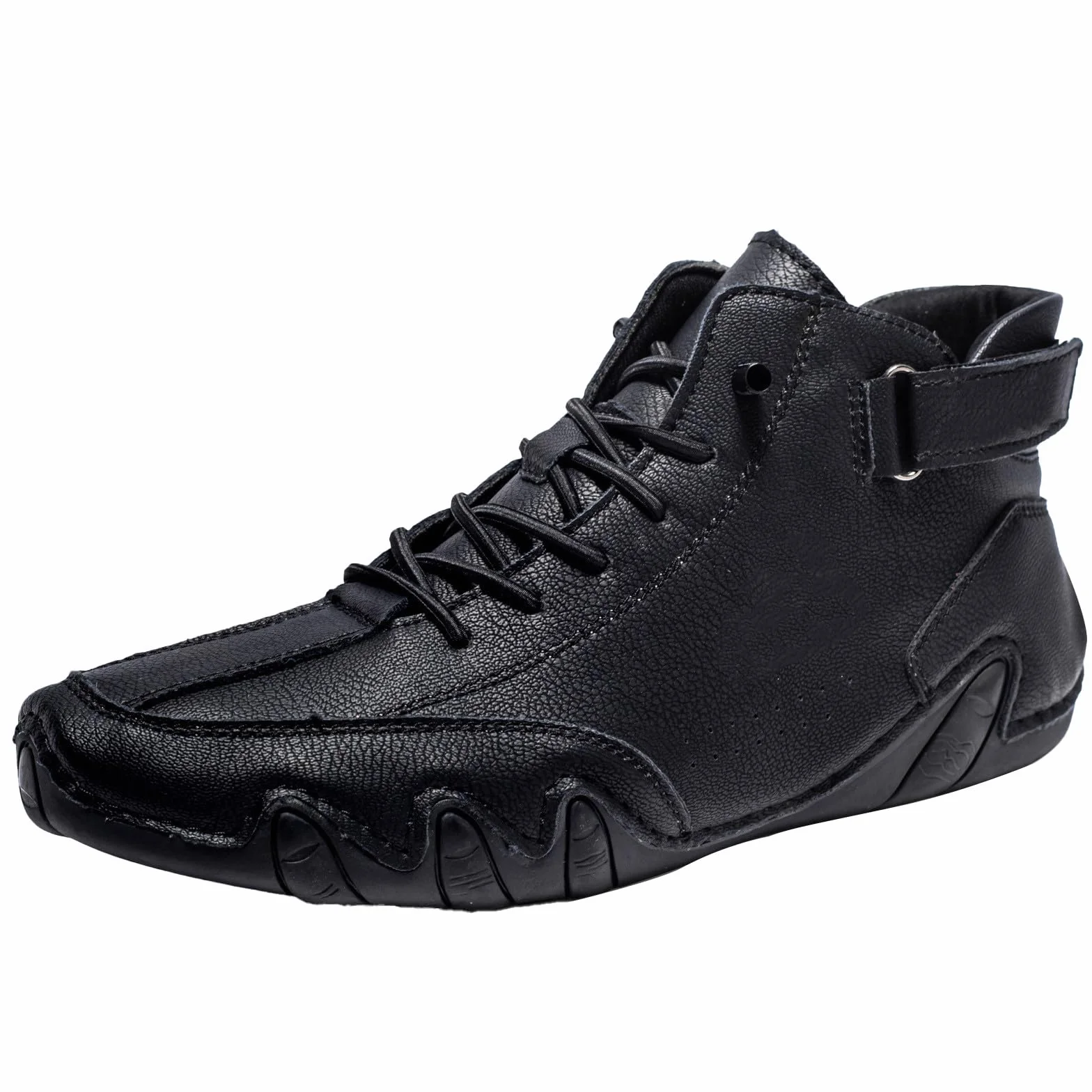 Nevova Scarpe Ortopediche Uomo Senza Lacci Alte Outdoor Nero