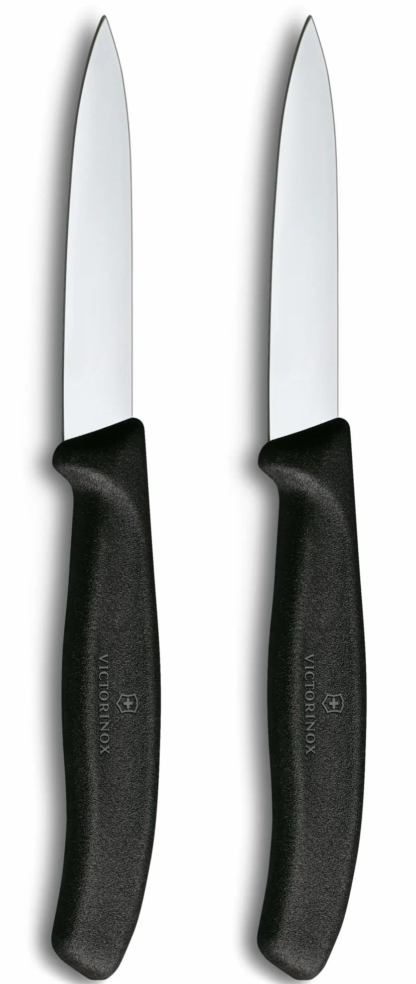 Victorinox Swiss Classic Set di Coltelli per Pelare e Verdure 2 Pezzi 8 cm Acciaio Inossidabile Nero