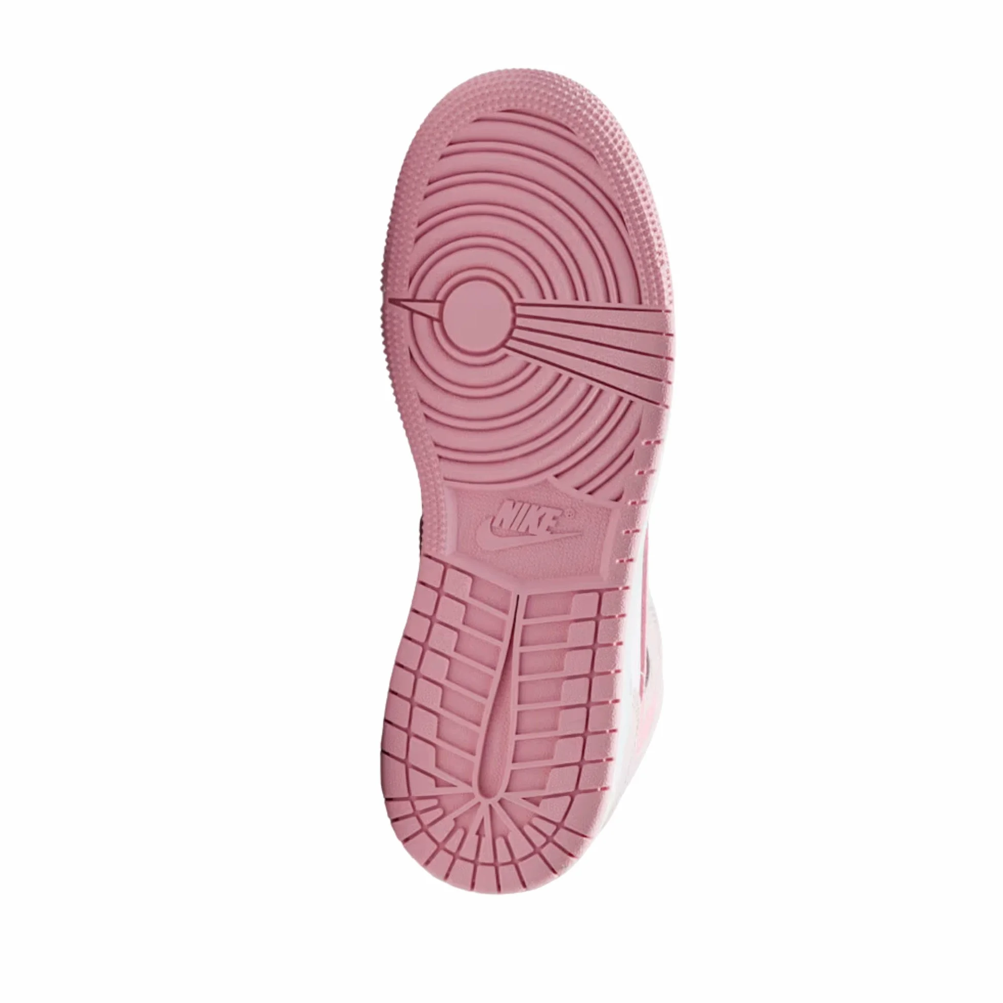 NIKE Air Jordan 1 Mid (GS) Rosa Scarpe Ragazzi