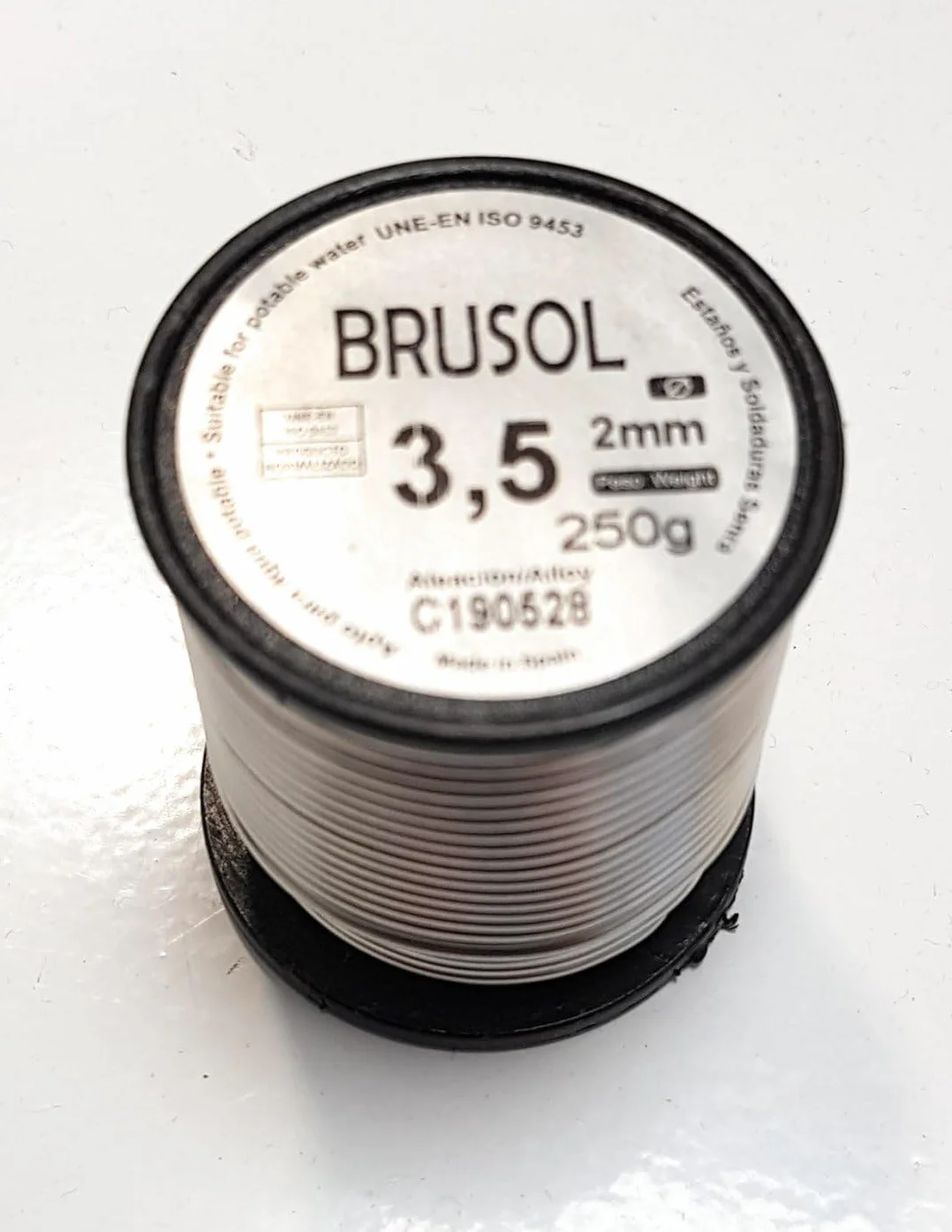 Stagno 2 mm 3,5 Mulinello 250 g argento