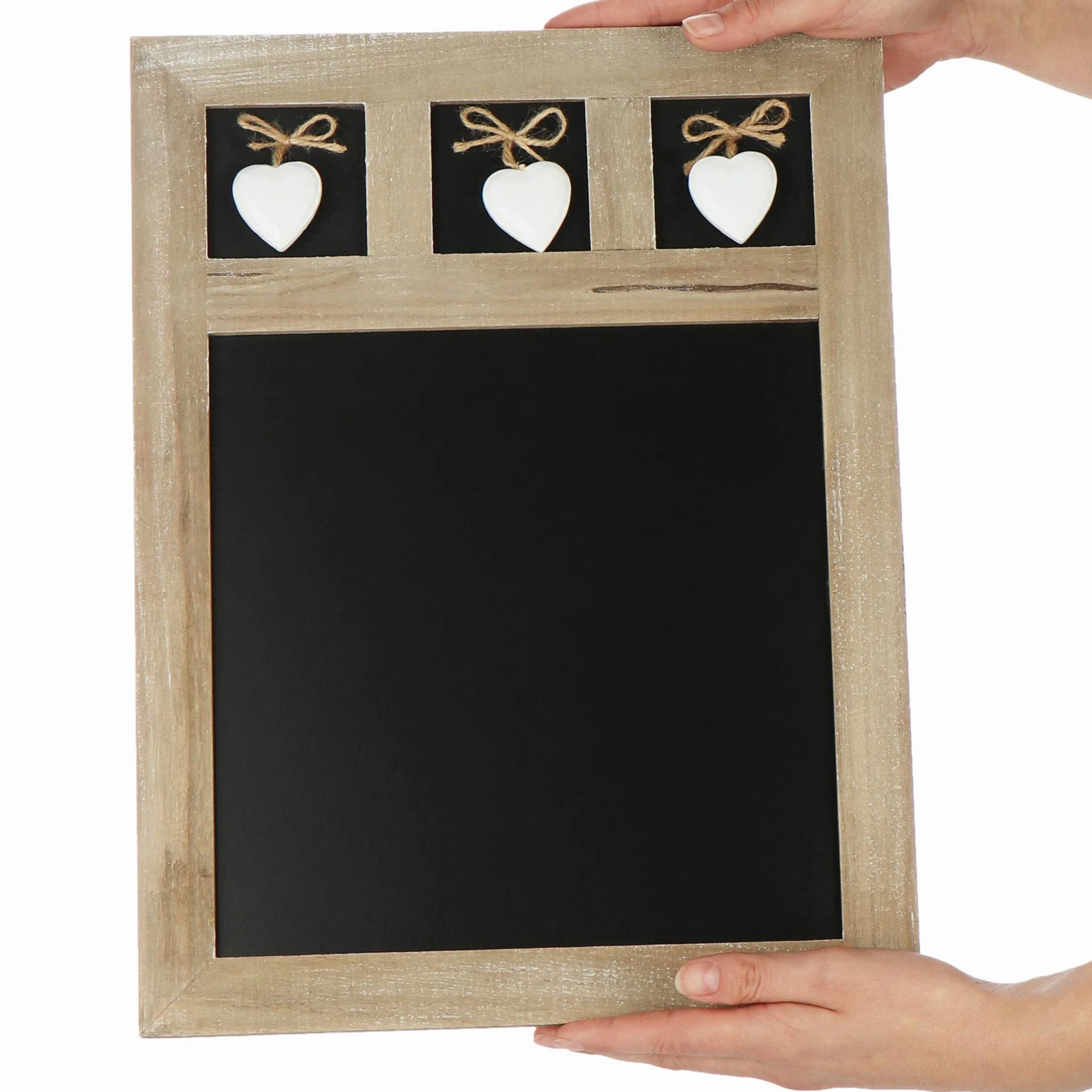 COM-FOUR® Lavagna per appendere - lavagna decorativa per scrivere - Lavagna per scrivere promemoria - 40 x 30 cm (01 pezzo - 40 x 30 cm)
