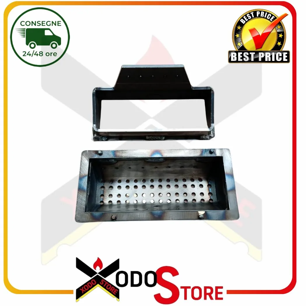 Braciere Completo in Acciaio Inox per Stufa MCZ - Cod. Compatibile 4130870 | Crogiolo | Per Modelli Athos HYDRO 14 kW, Athos Power HYDRO 24 kW, Nova HYDRO, Polar HYDRO