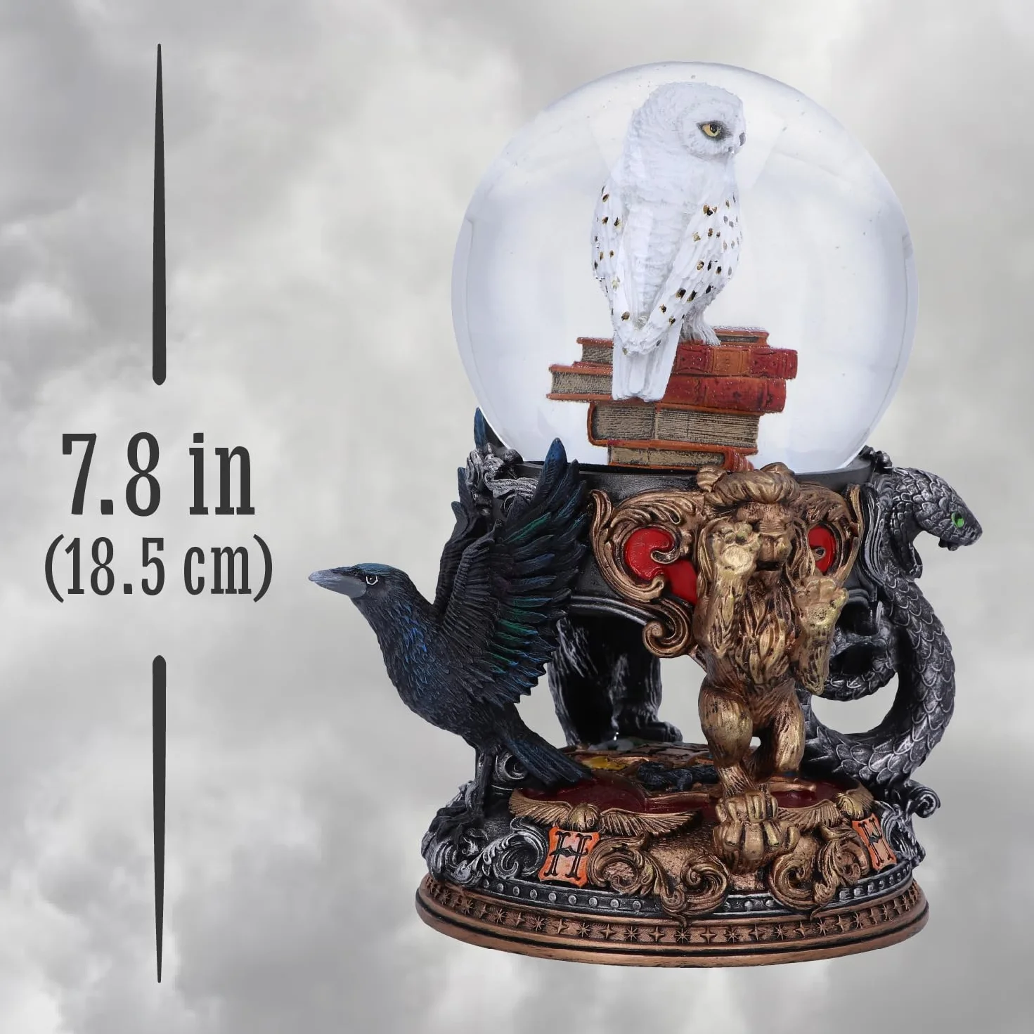 Nemesis Now Harry Potter Hedwig Snow Globe, multicolore con licenza ufficiale, 18,5 cm