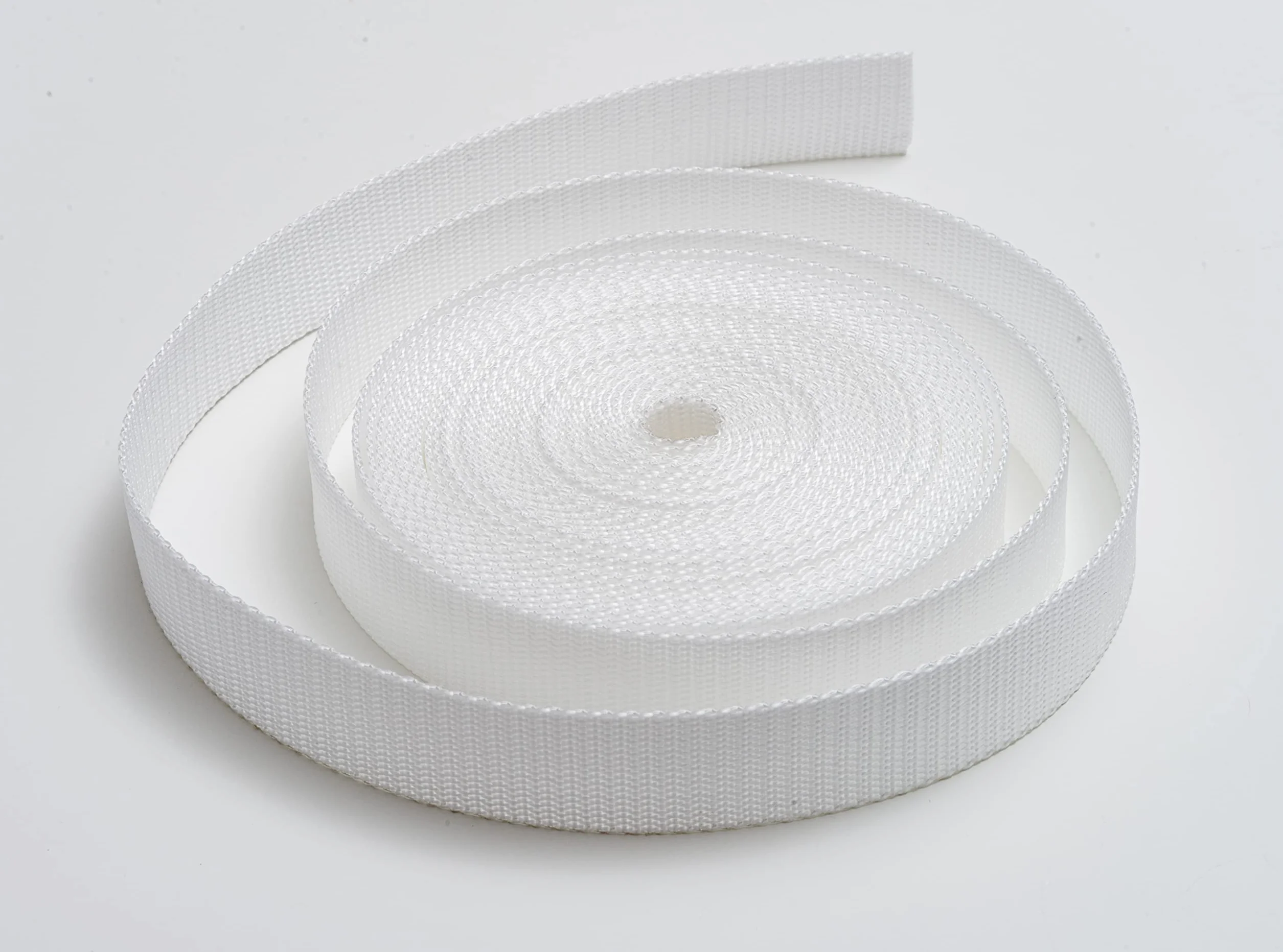 IPEA Cinghia Rigida in Nylon 10 Metri 30 mm Bianco per Zaino e Borse Multiuso