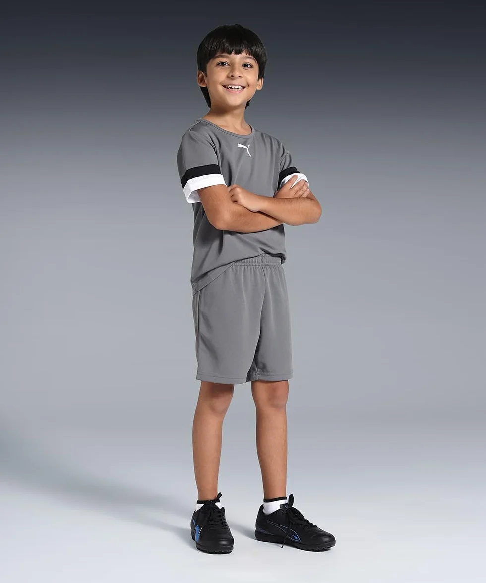 PUMA teamRISE Short Jr Pantaloncini Unisex Bambini Ragazzi