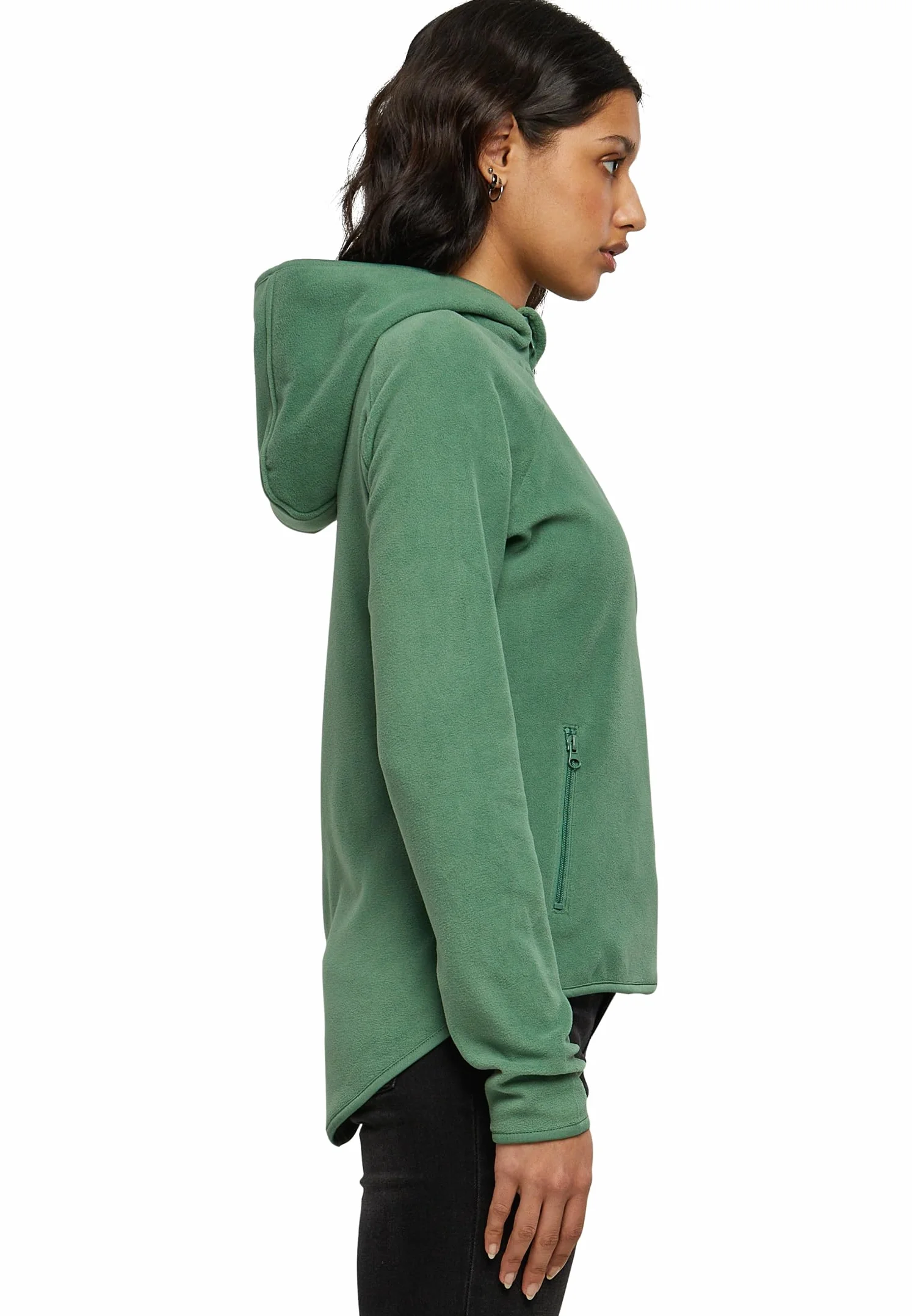 Urban Classics Damen Ladies Polar Fleece Zip Hoody