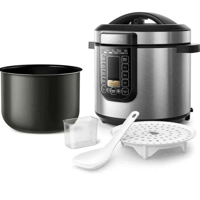 Multicooker Philips Viva Collection HD2237/40, 1300 W, 6 L, Argento