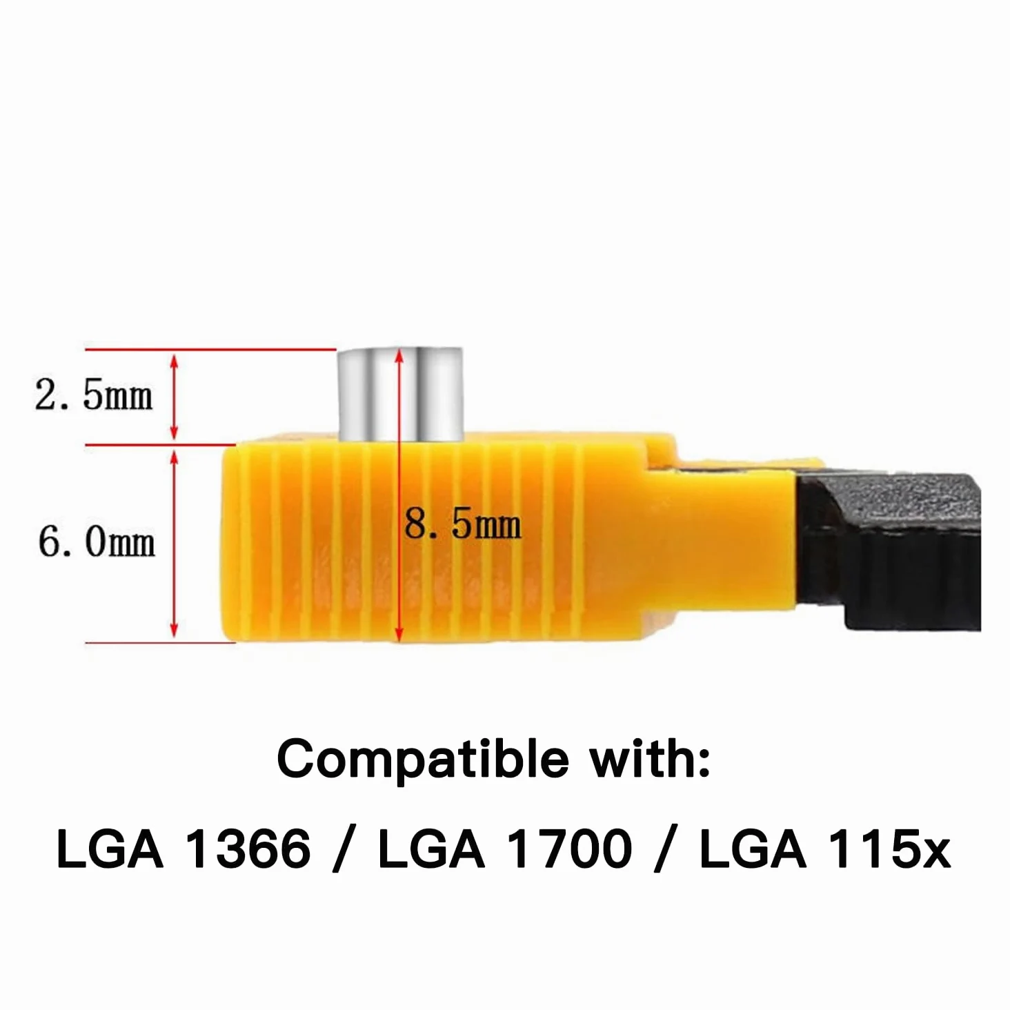 Kit Universale di Piastre Posteriori per dissipatori CPU per Socket Intel LGA 1151 1700 1851 1366, Staffa di Montaggio in plastica per Scheda Madre, Piastra di Base di RI