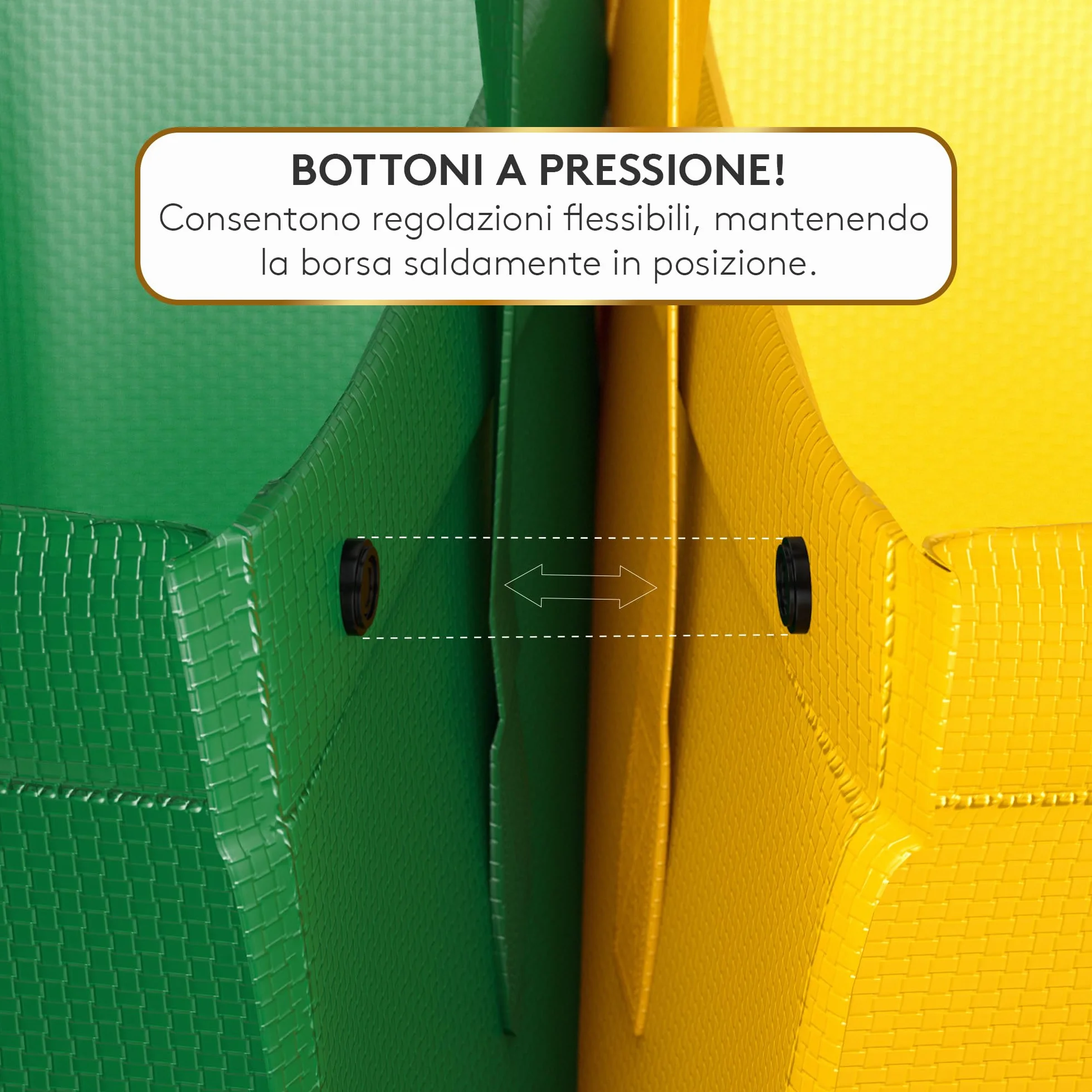 Borse Raccolta Differenziata - 3 Bidoni Differenziata da Interno ed Esterno per Carta, Plastica e Vetro - Set Pattumiera Differenziata 3 Scomparti - Pattumiera Sottolavello