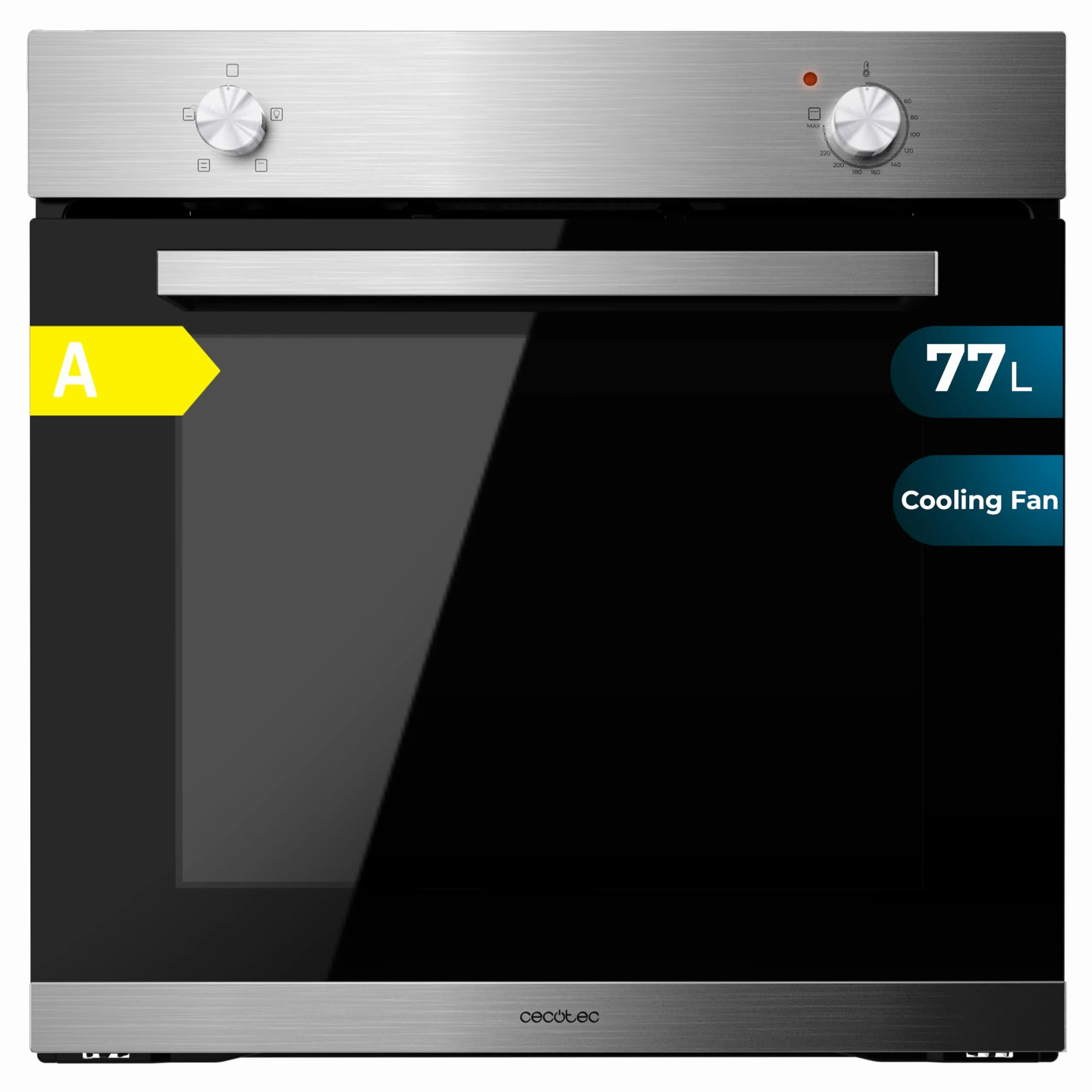 Cecotec Bolero Forno Incorporato Hexa C126000 Line+ A 2800W 77L 4 Funzioni Pulizia Vapore Porta Tripla Vetro